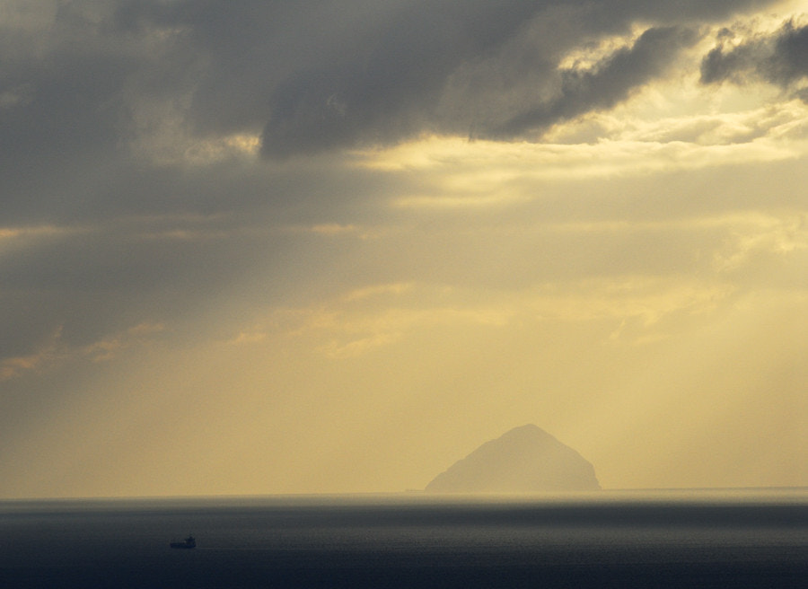 Nikon D200 sample photo. Ailsa craig photography