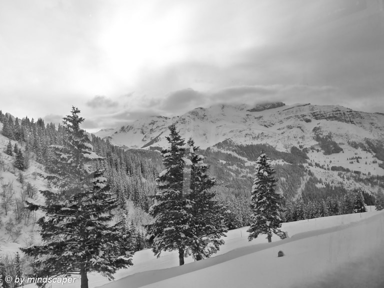 Leica D-LUX 5 sample photo. Alpine winter landscape photography