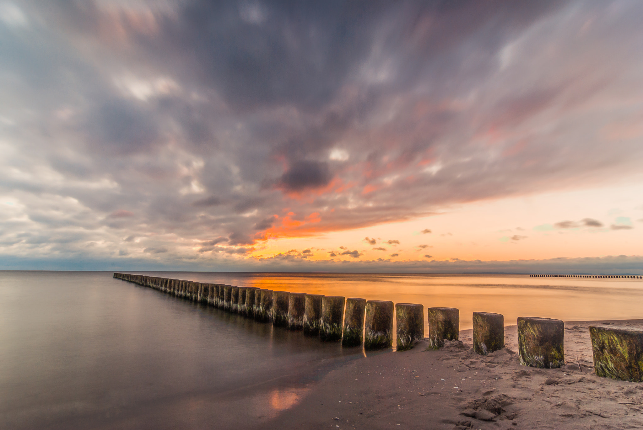 Pentax K10D sample photo. Usedom beach photography