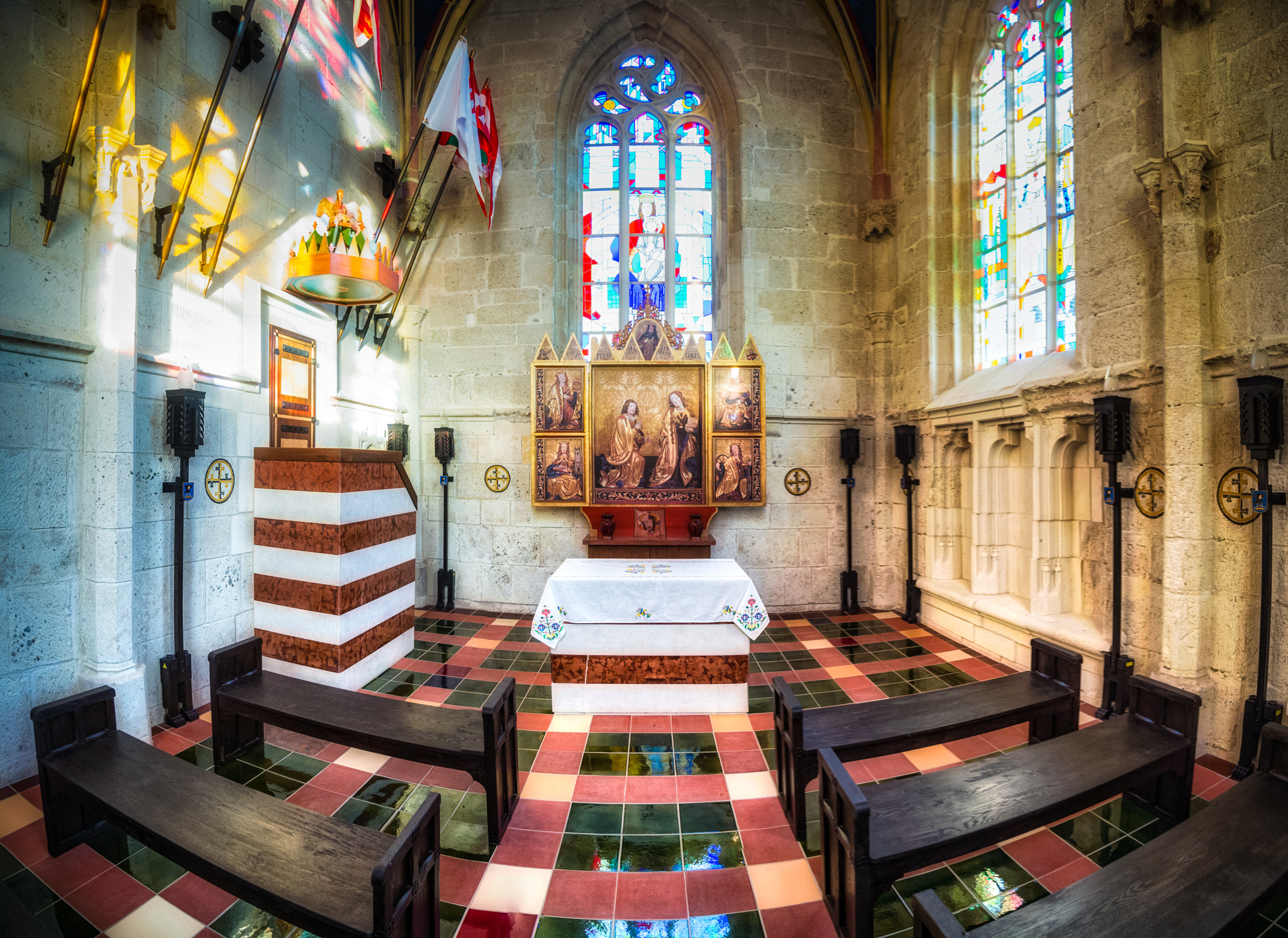 Nikon D600 sample photo. Chapel in fuzer castle photography