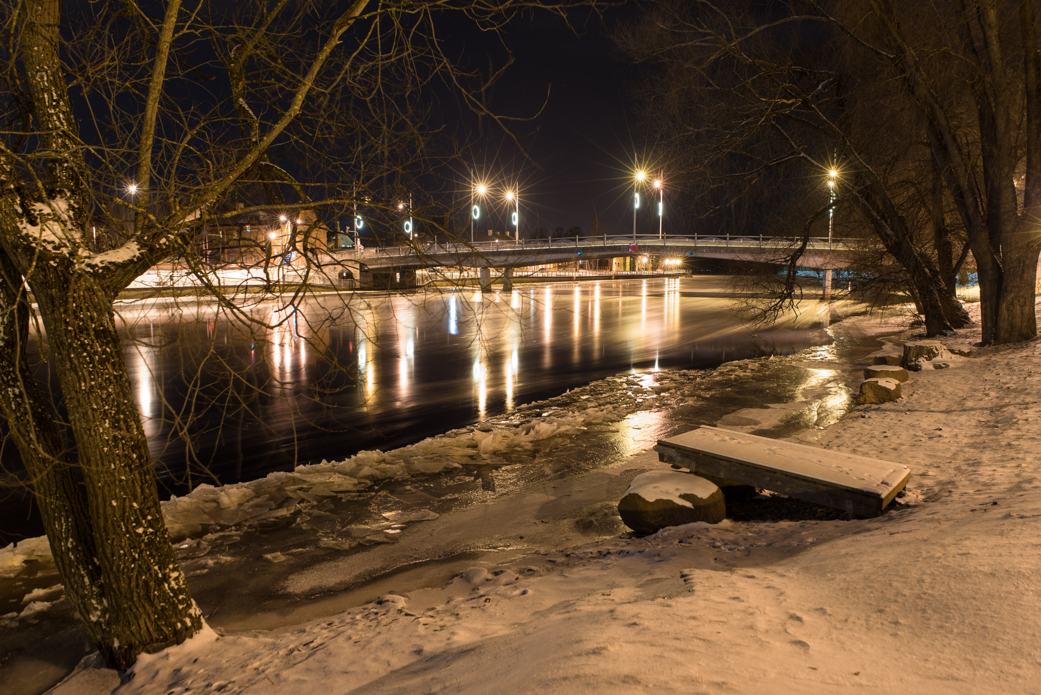 Pentax K-1 + Sigma sample photo. Rapid river photography