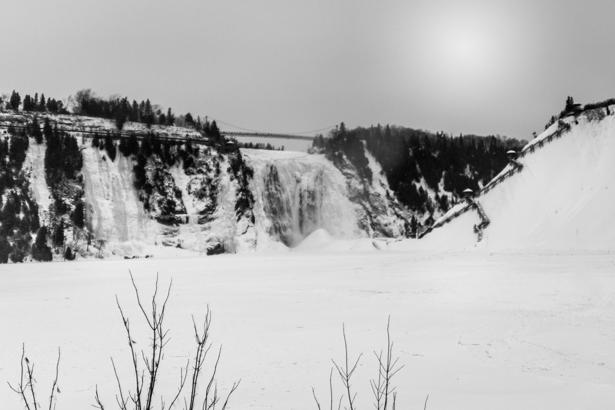 Sony 20mm F2.8 sample photo. Chutes montmorency photography