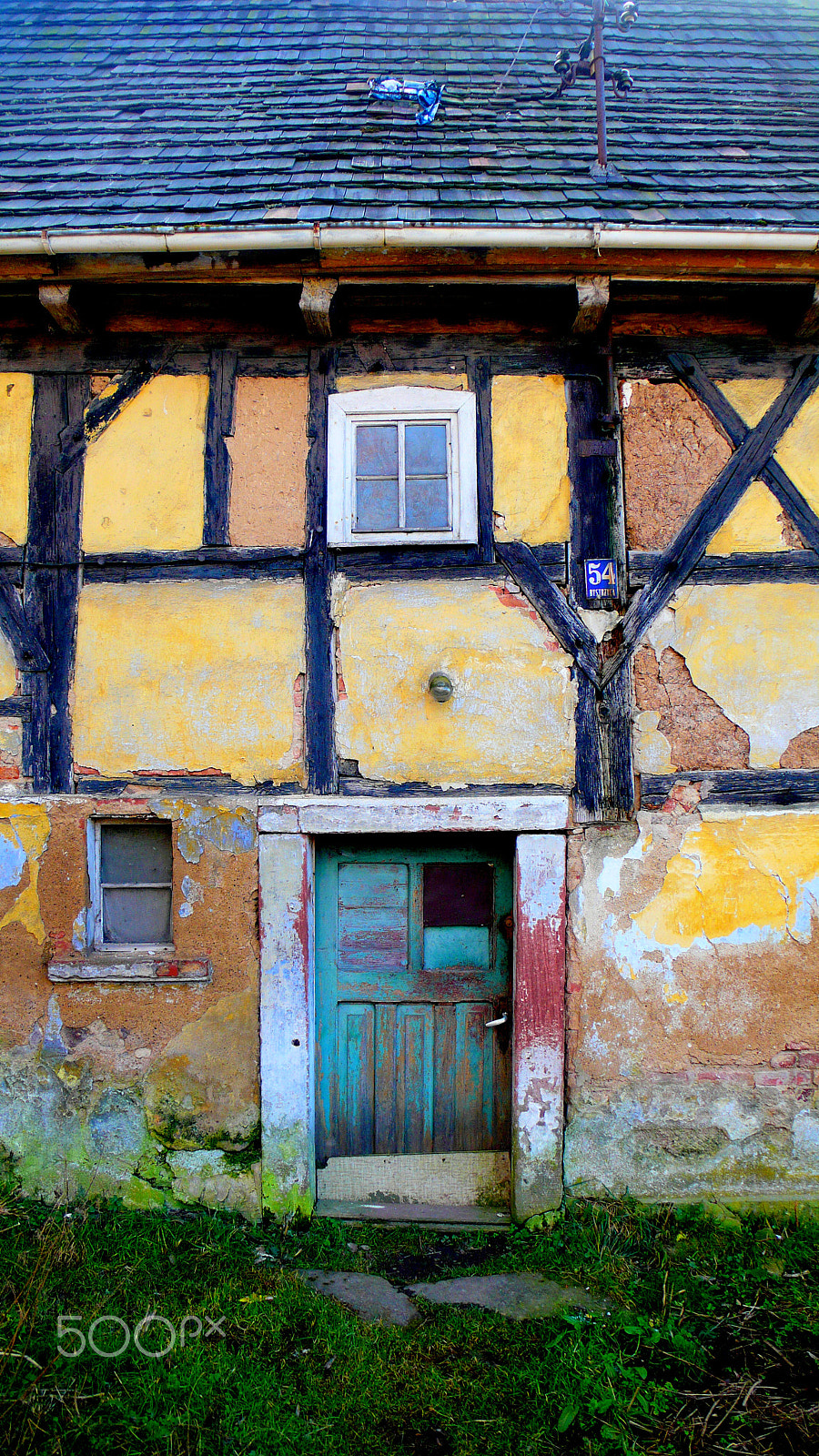 Panasonic DMC-LX2 sample photo. An old house in bystrzyca photography