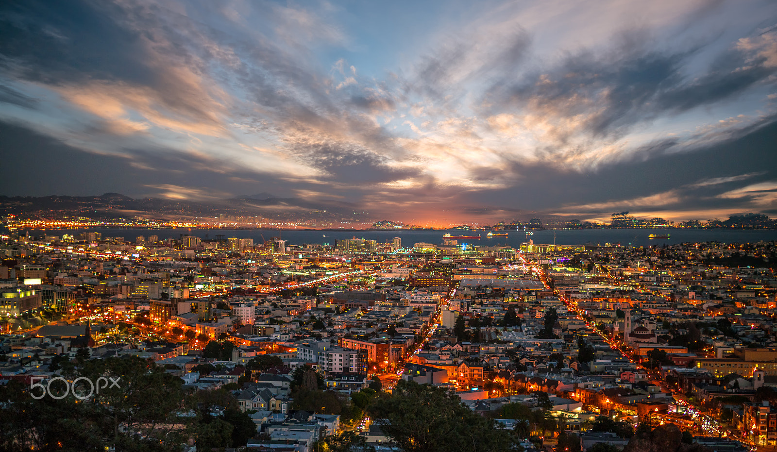 Sony a7R II + Sony FE 50mm F1.8 sample photo. San fran sunrise photography