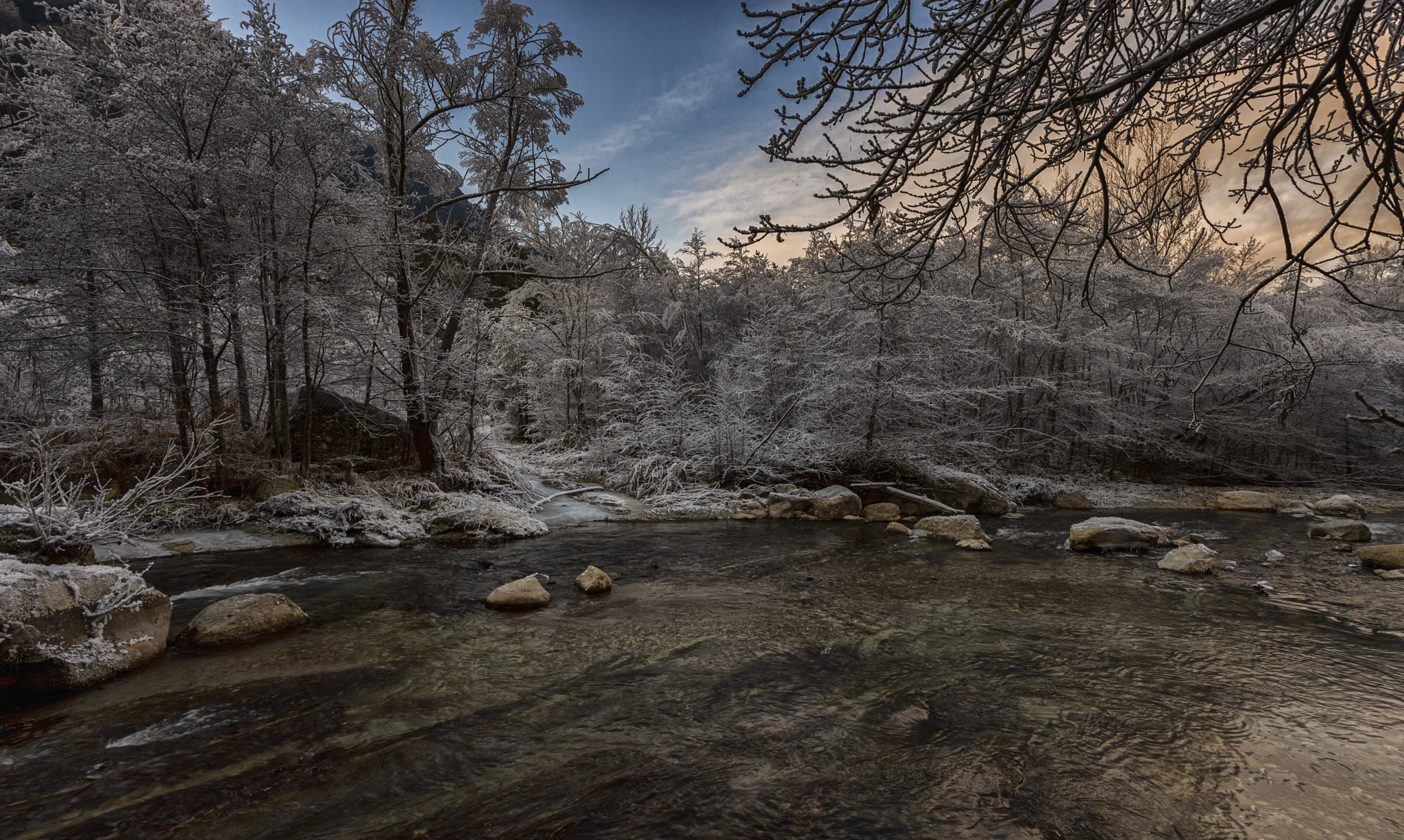 Nikon AF-S Nikkor 16-35mm F4G ED VR sample photo. Frost and colors photography
