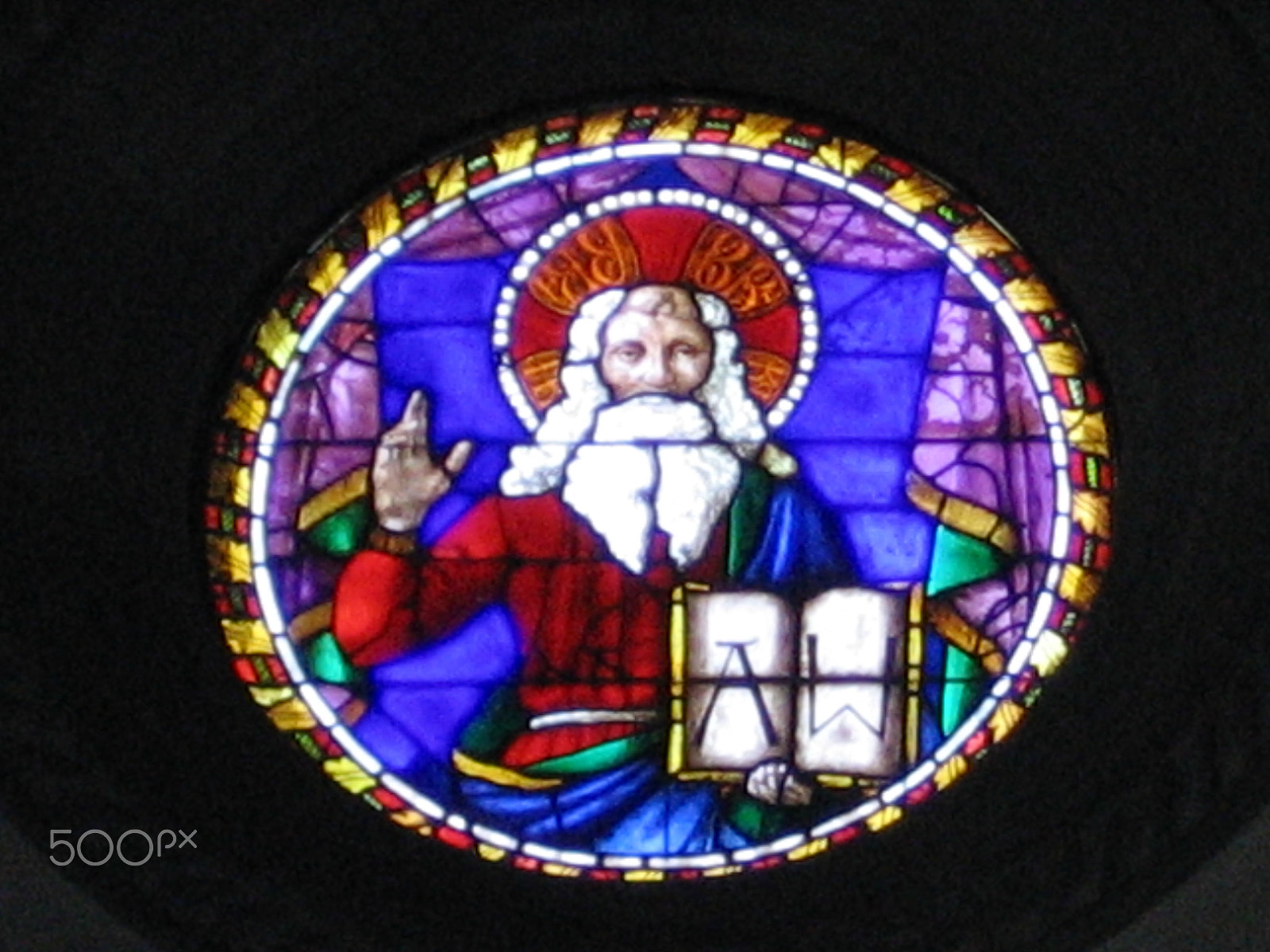 Canon POWERSHOT A95 sample photo. Stained glass photography