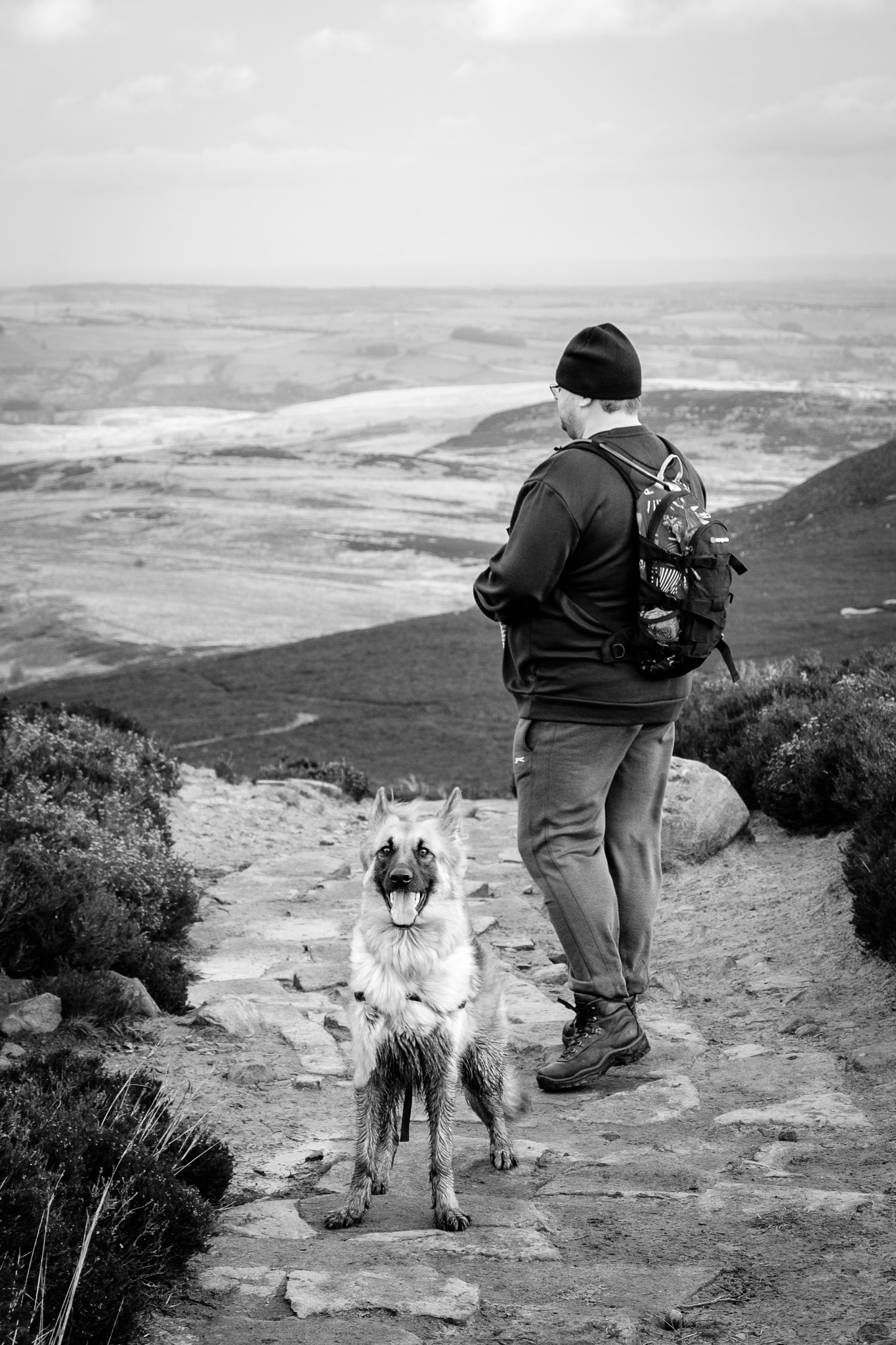 Fujifilm X-T1 + Fujifilm XC 16-50mm F3.5-5.6 OIS II sample photo. A man and his dog photography