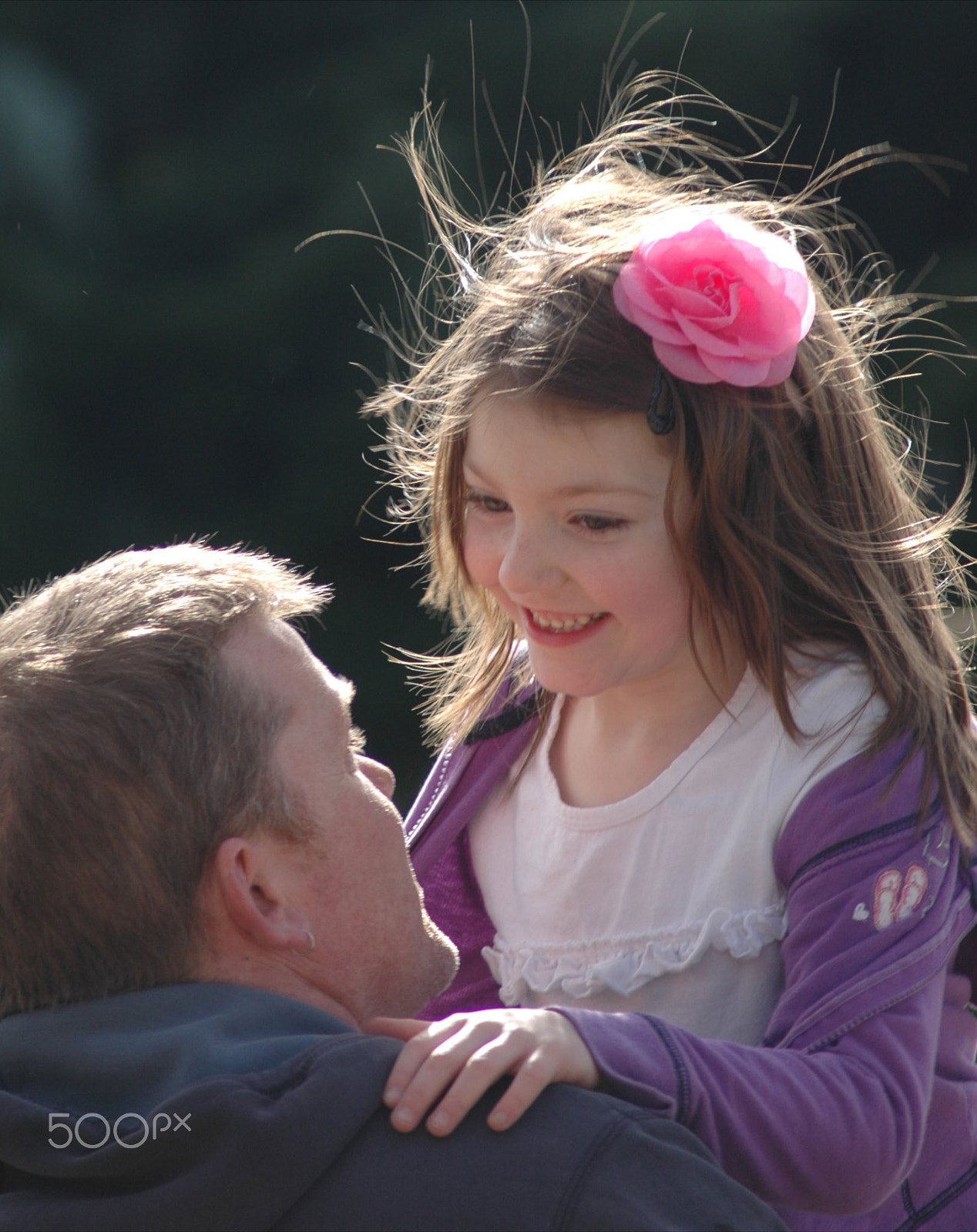 Nikon D70 + AF Zoom-Nikkor 80-200mm f/4.5-5.6D sample photo. Daughter and dad photography