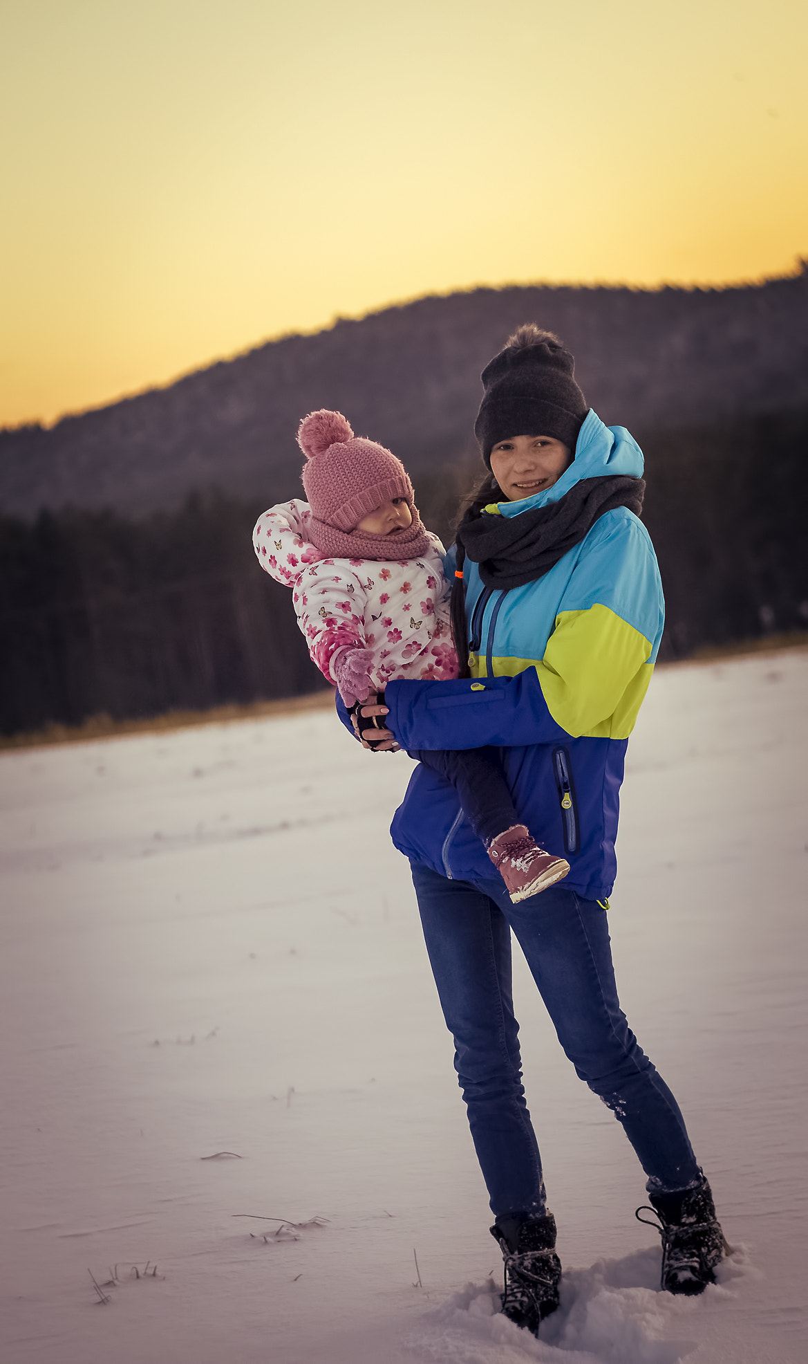 Canon EF 35-80mm f/4-5.6 sample photo. Winter sunset photography