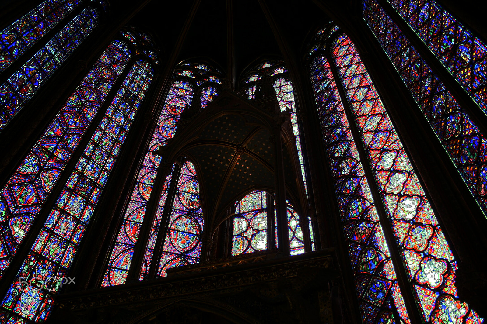 Canon EOS 30D sample photo. Le saint chapelle. paris photography