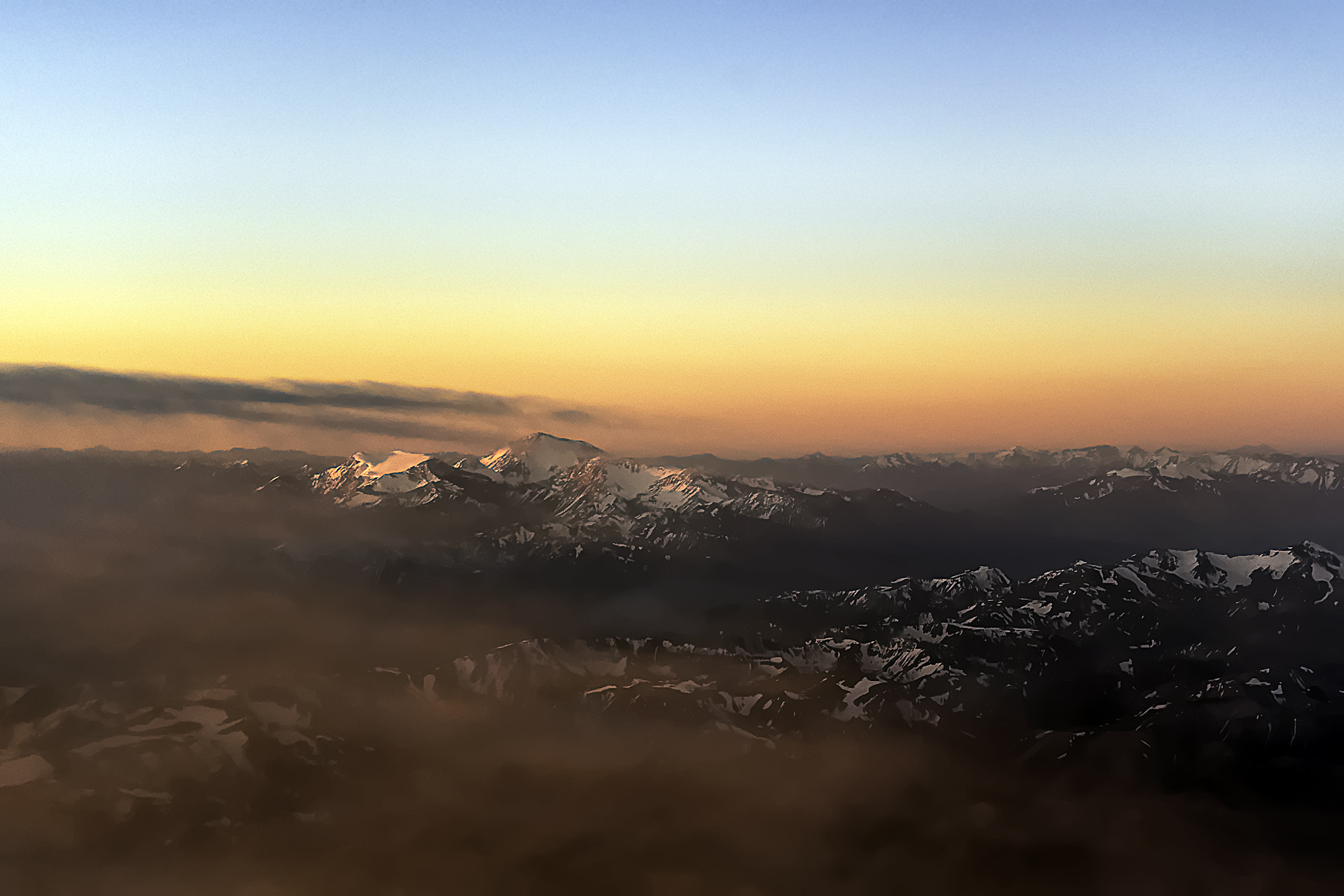 Nikon D500 sample photo. Crossing the andes at dusk photography