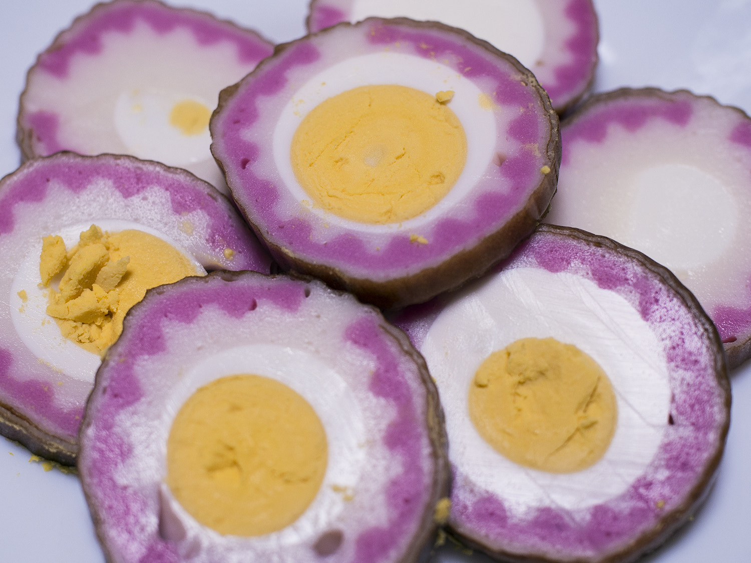 Olympus PEN E-PL5 sample photo. Kamaboko with boiled egg called daimaru photography