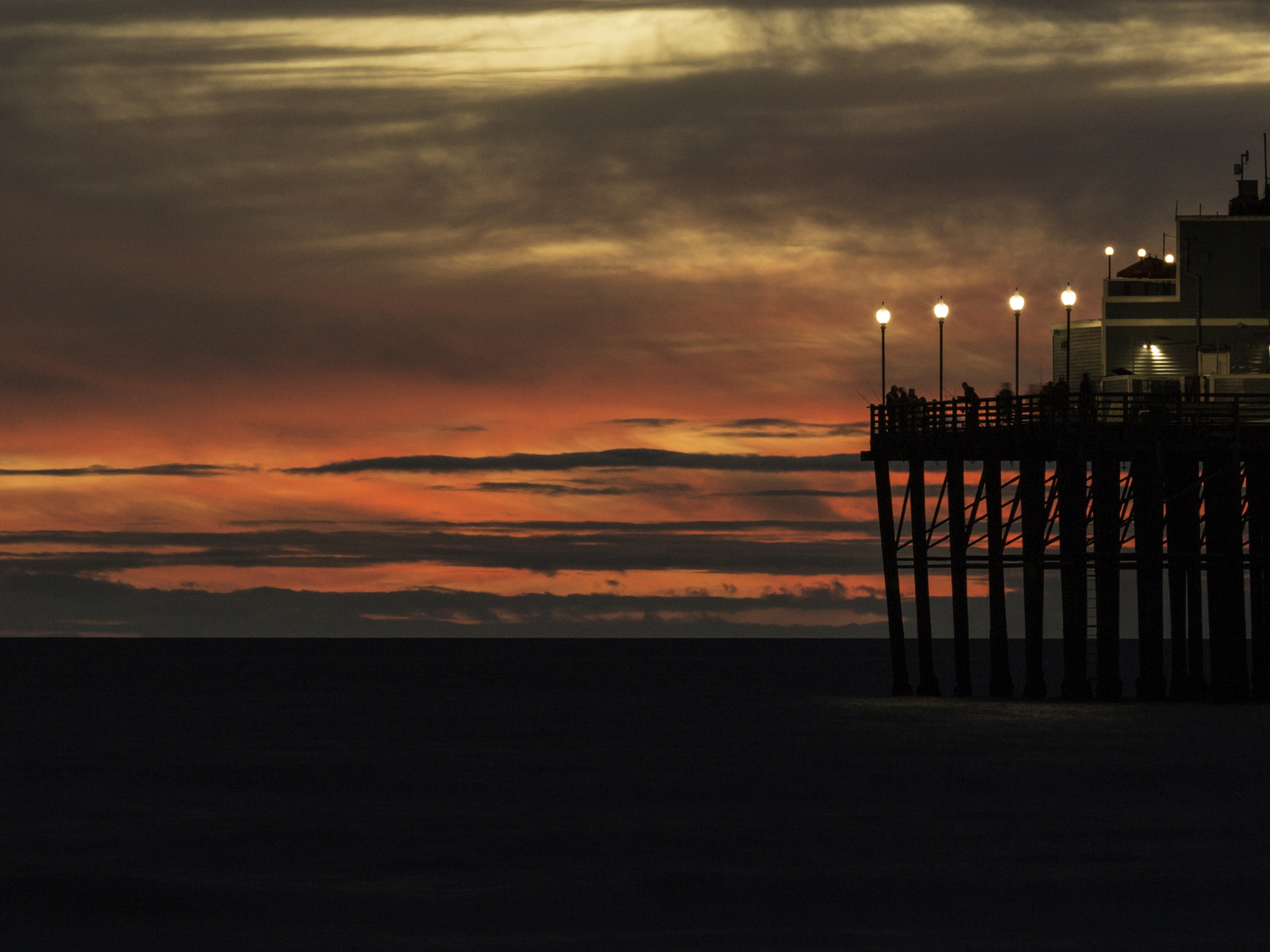 Canon EOS 70D + Canon EF 135mm F2L USM sample photo. Oceanside sunset photography