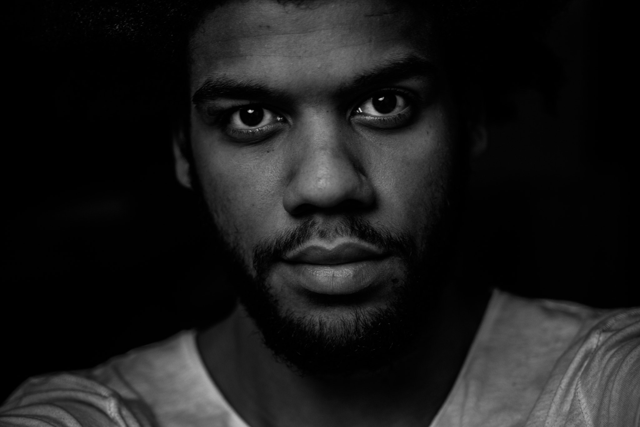Nikon D610 + Nikon AF Micro-Nikkor 60mm F2.8D sample photo. Self portrait photography