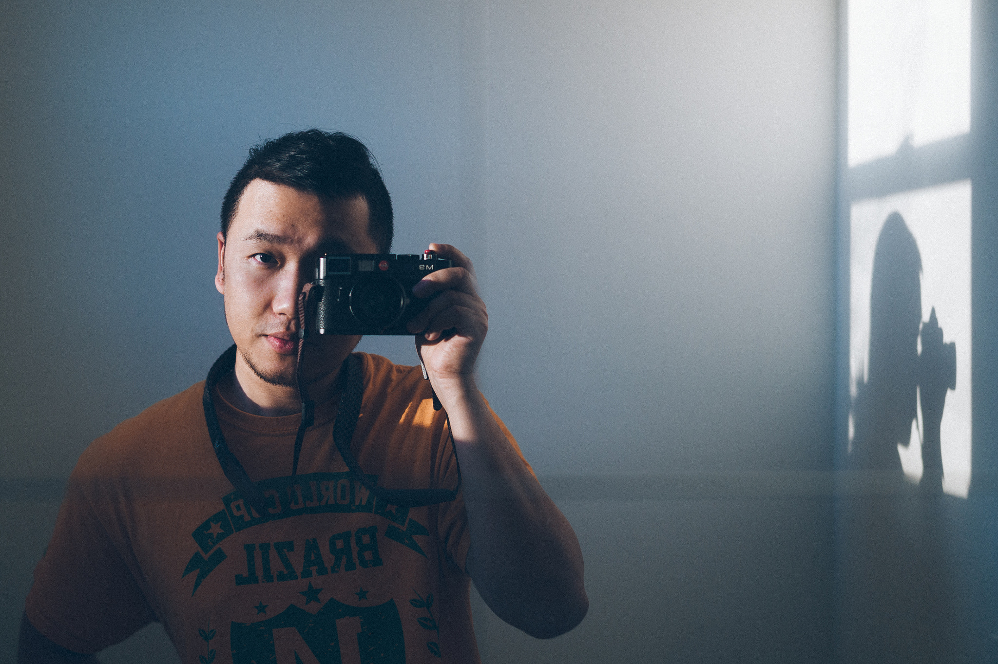 Leica M9 + Leica Summilux-M 50mm F1.4 ASPH sample photo. Selfie with the shadow photography