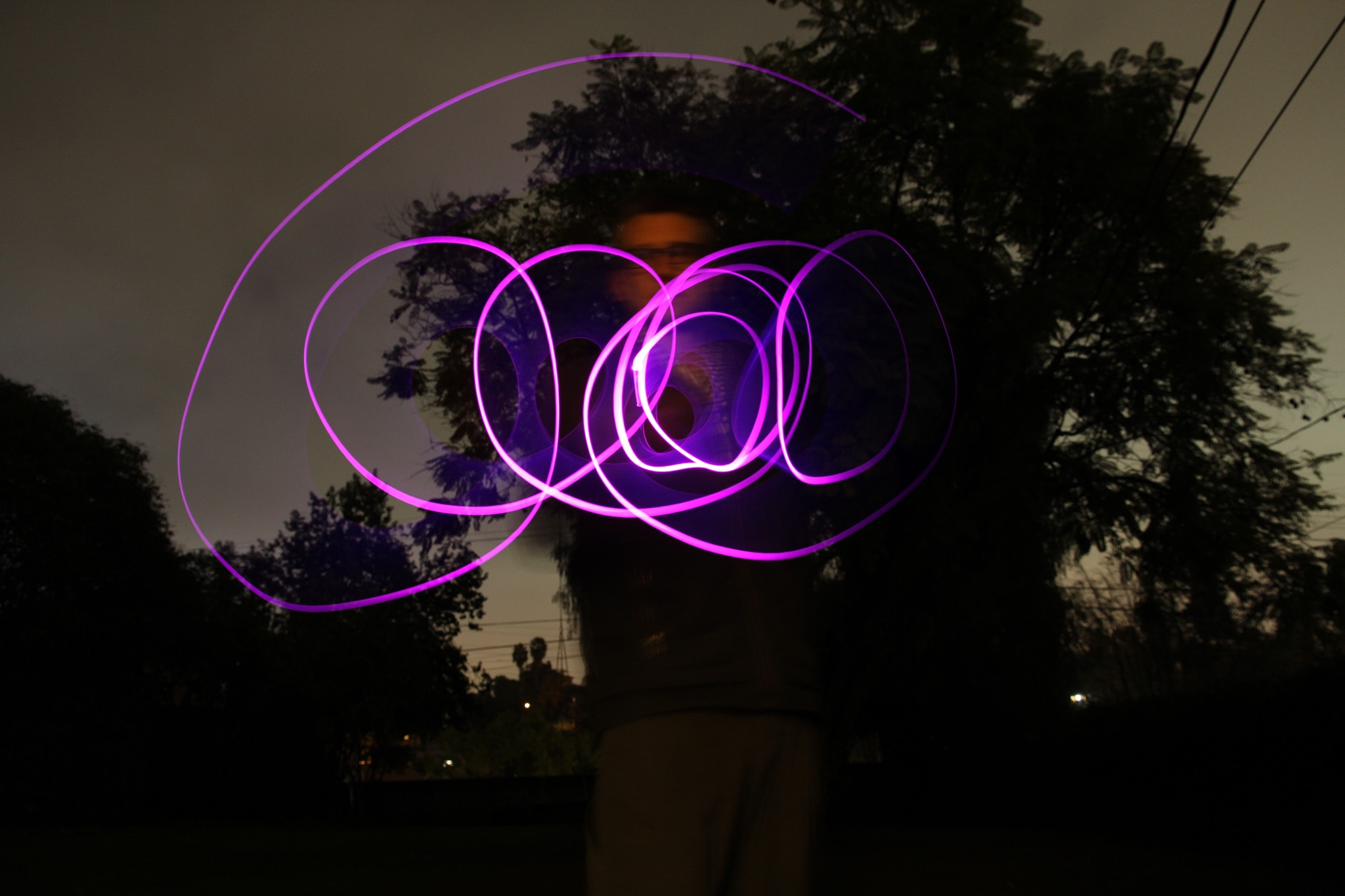 Canon EOS 600D (Rebel EOS T3i / EOS Kiss X5) sample photo. January 5: painting with light photography