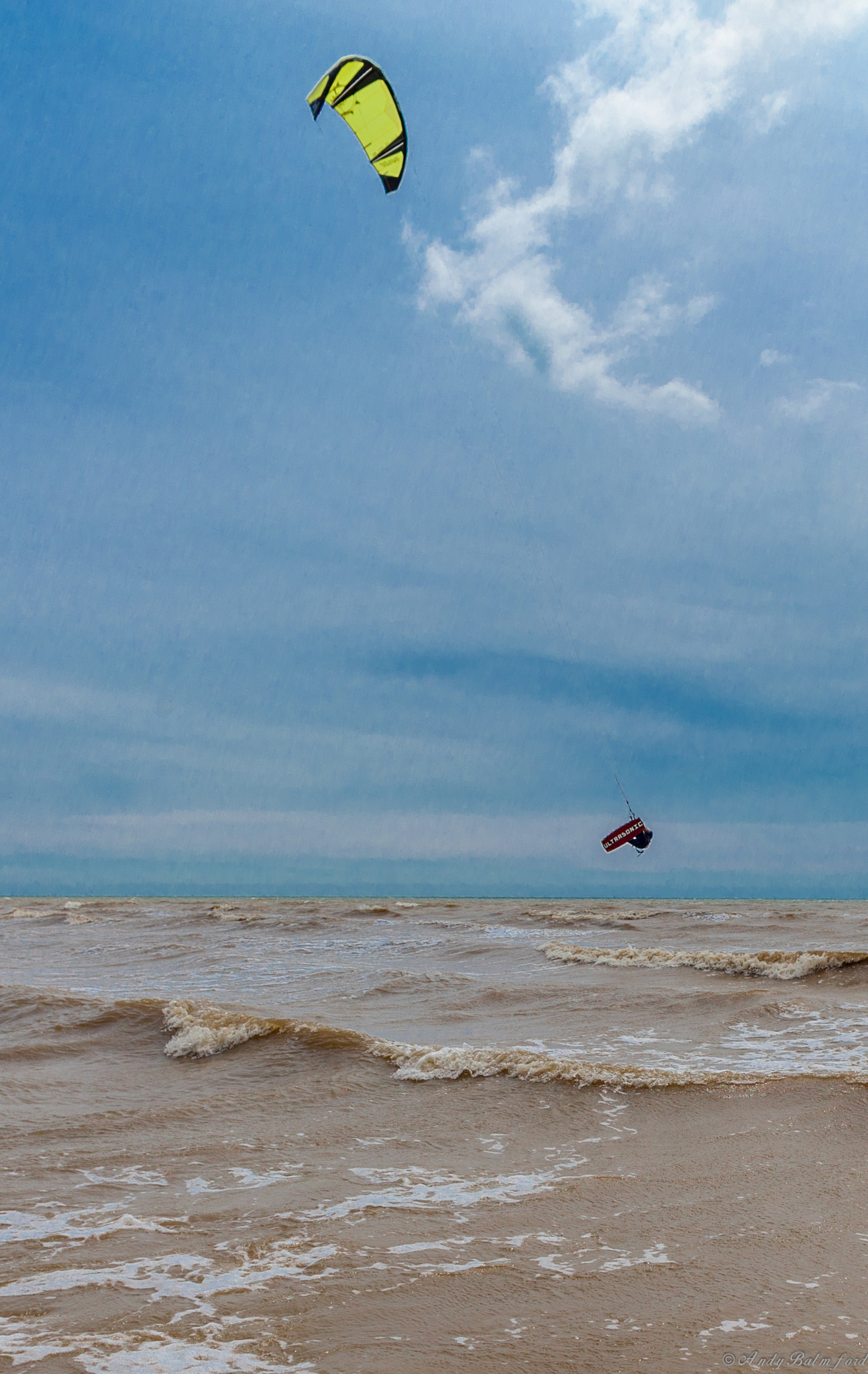 Canon EOS 5D Mark II sample photo. Kite surfing at camber sands photography