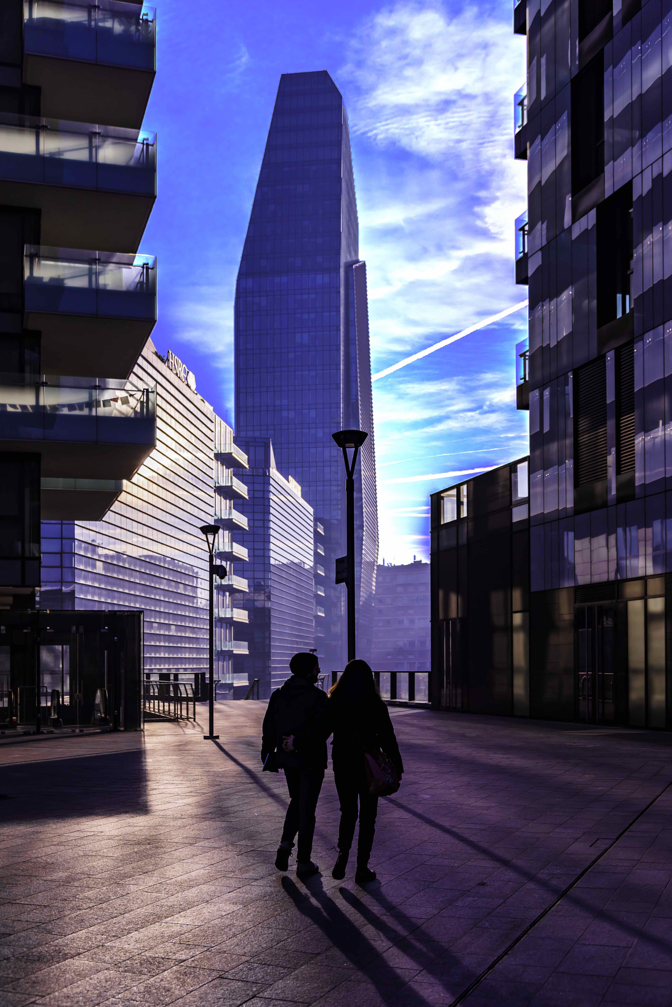 Nikon D810 + Sigma 24-105mm F4 DG OS HSM Art sample photo. Milano piazza gae aulenti 1 photography