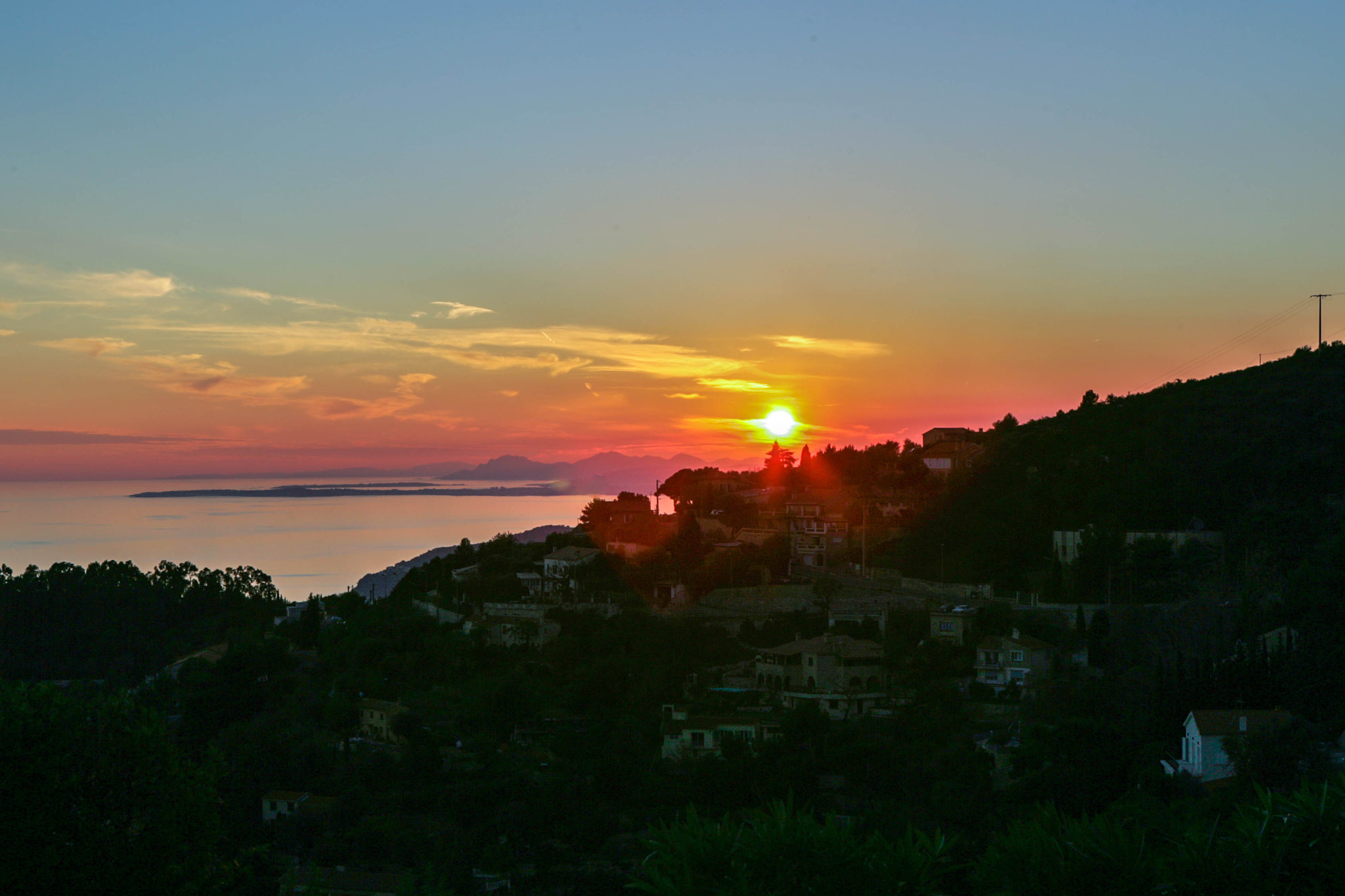 Canon EOS-1D Mark II sample photo. Sunset mediterranean photography