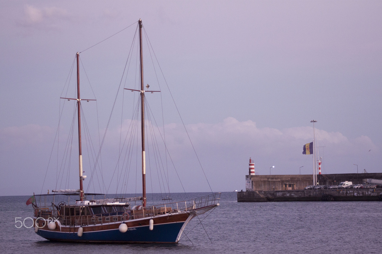 Canon EF 80-200mm F4.5-5.6 II sample photo. Sail boat photography