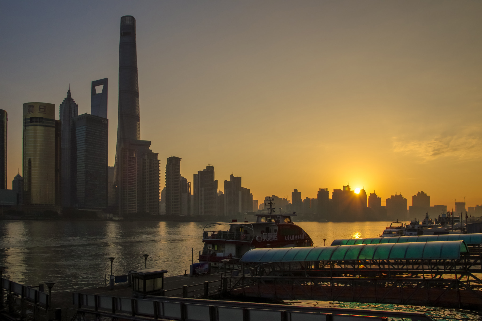 Sigma 17-50mm F2.8 EX DC HSM sample photo. Bund sunrise photography