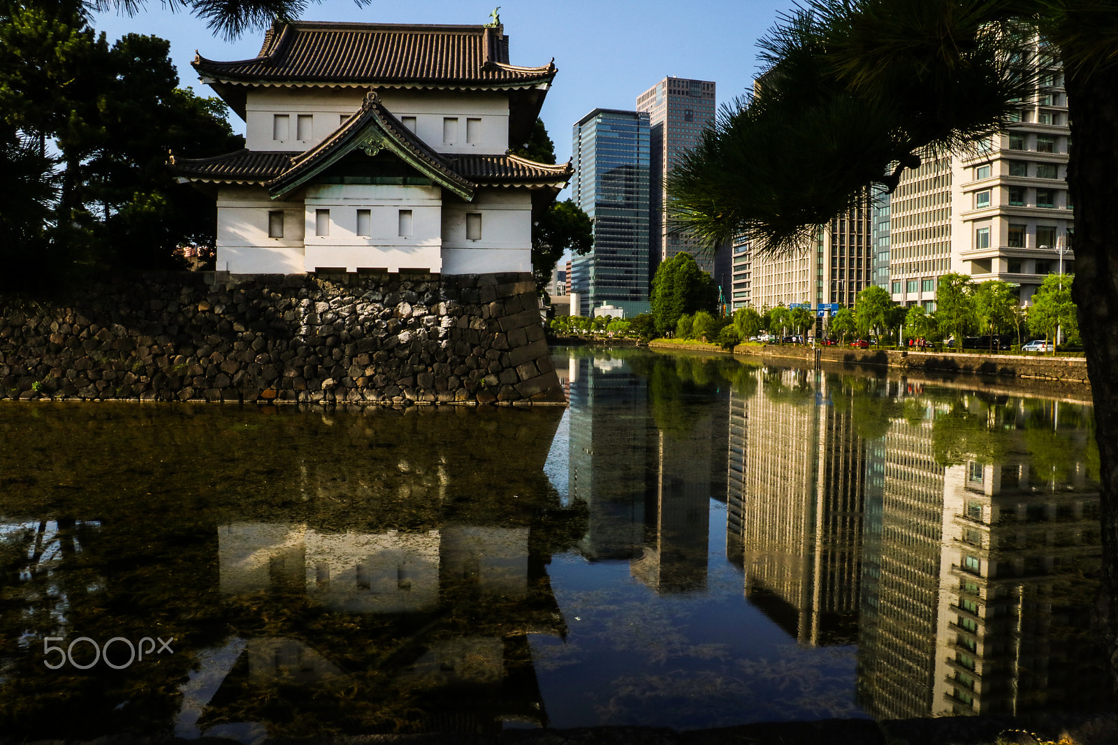 Canon EOS 760D (EOS Rebel T6s / EOS 8000D) sample photo. View from tokyo castle photography