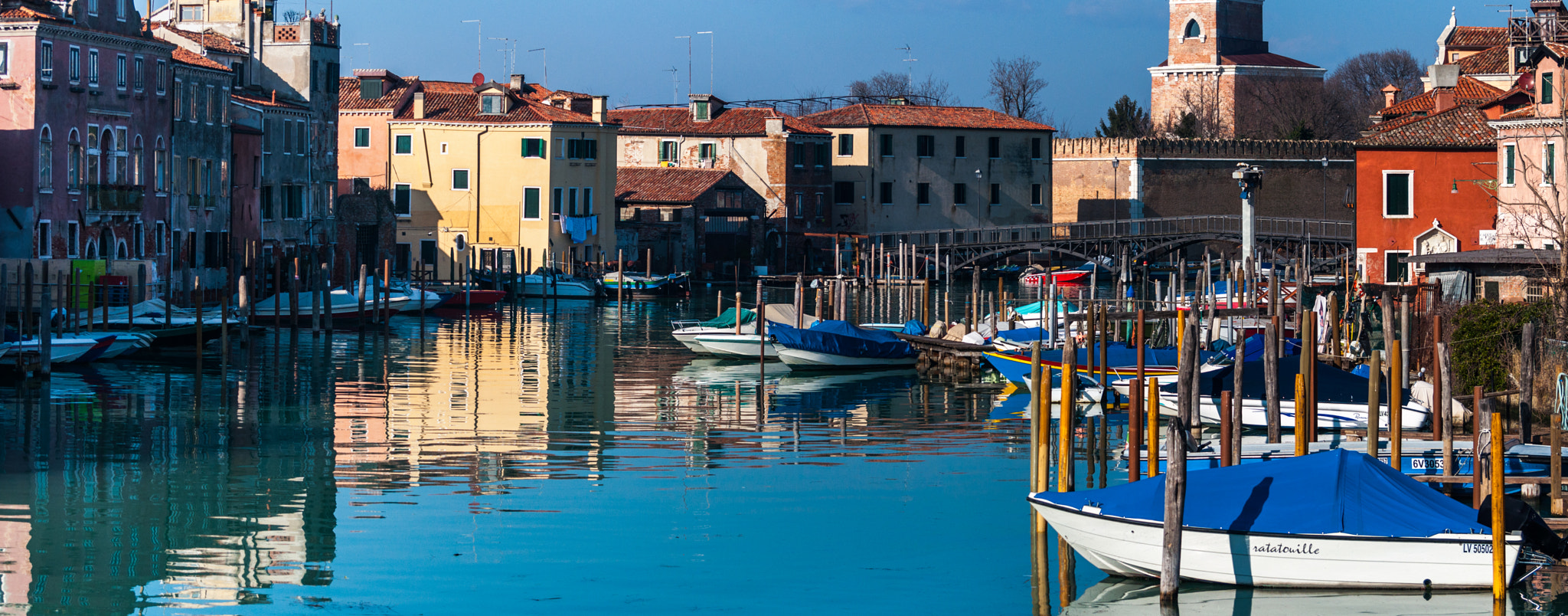 Nikon D5000 sample photo. Canal em veneza photography