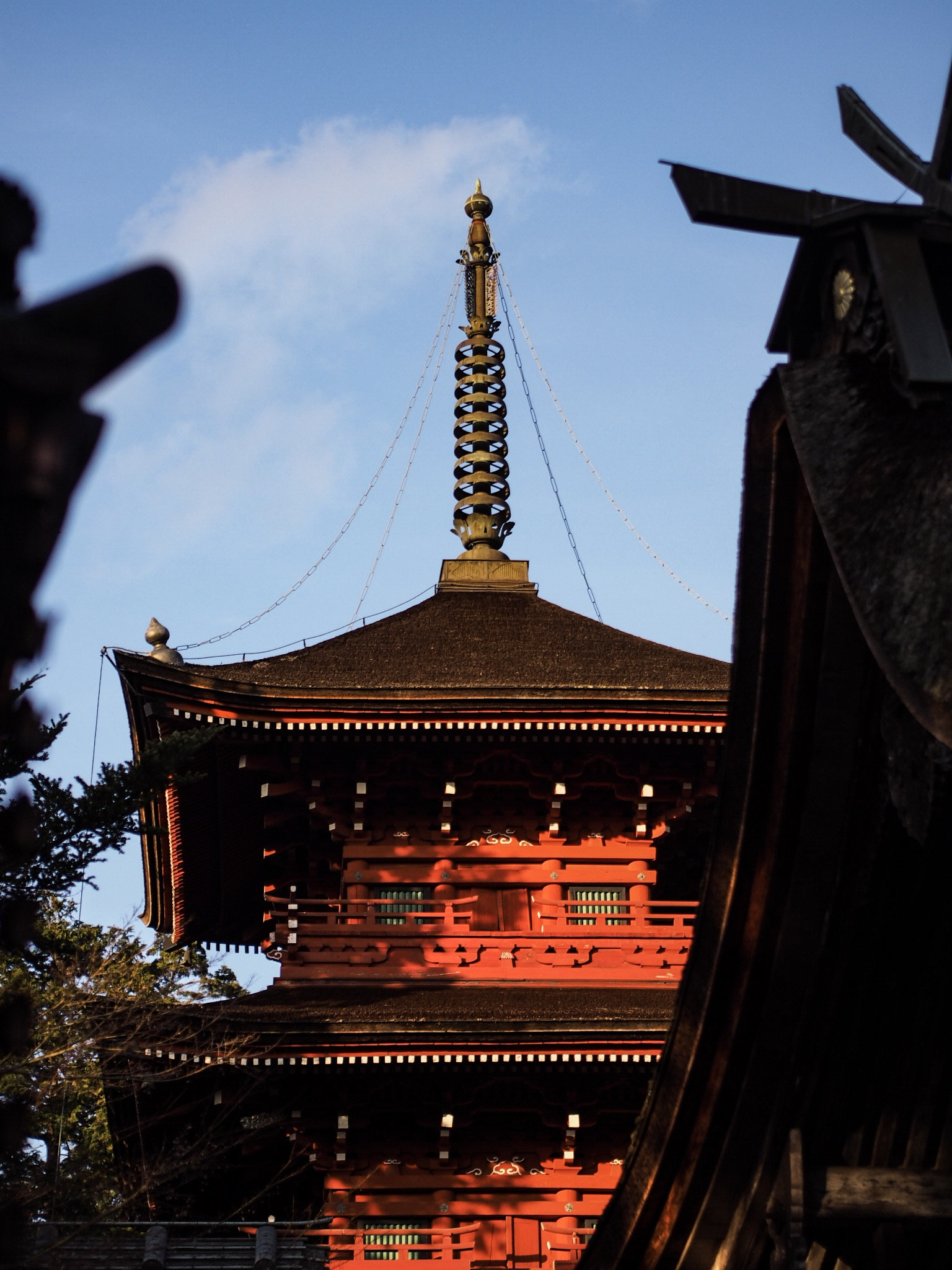 Olympus PEN E-P5 sample photo. Shinto shrine in tamba, japan photography