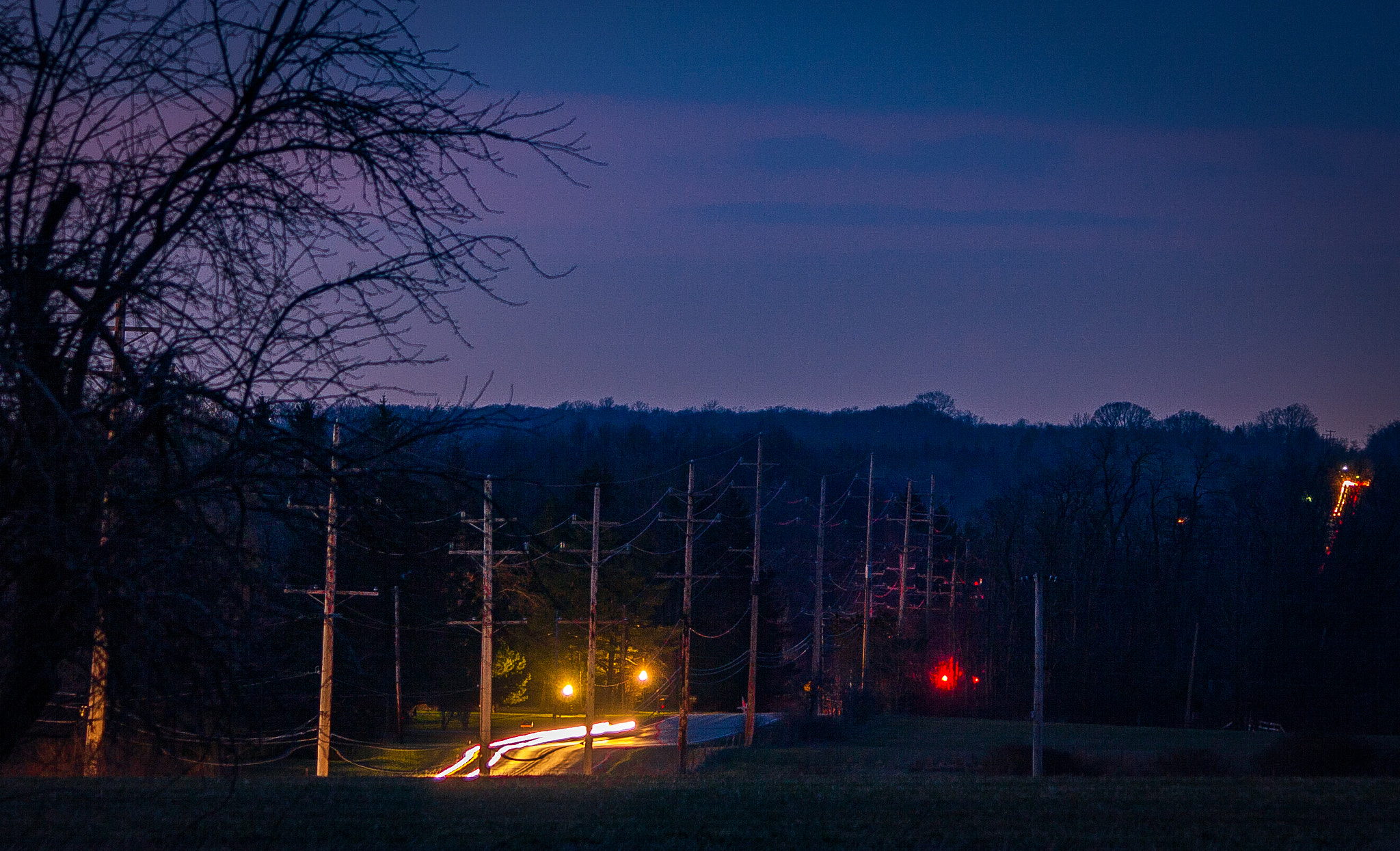 Sigma 70-300mm F4-5.6 APO DG Macro sample photo. Country road photography
