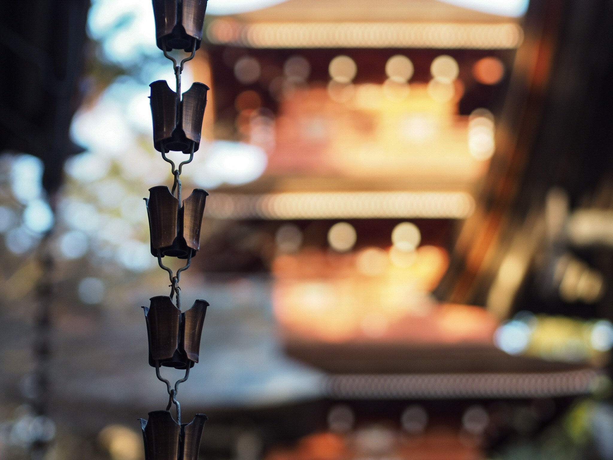 Olympus PEN E-P5 sample photo. Wind chimes at shinto shrine photography