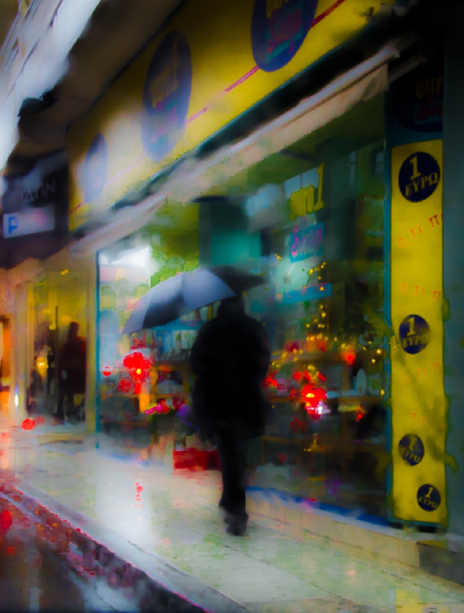 Sigma 18-250mm F3.5-6.3 DC OS HSM sample photo. Walking in the rain photography