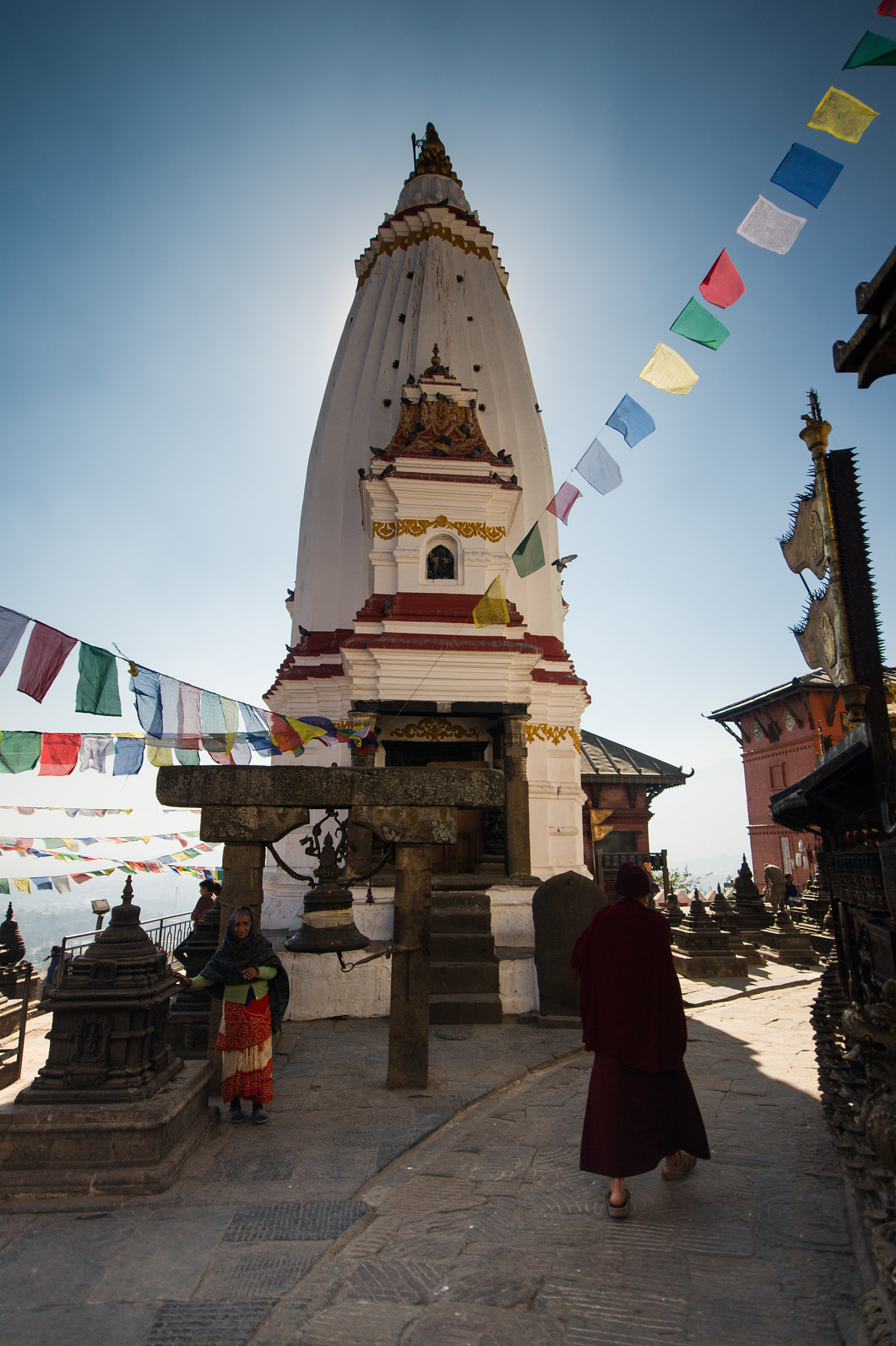 Minolta AF 28-80mm F3.5-5.6 II sample photo. Boudhanath photography