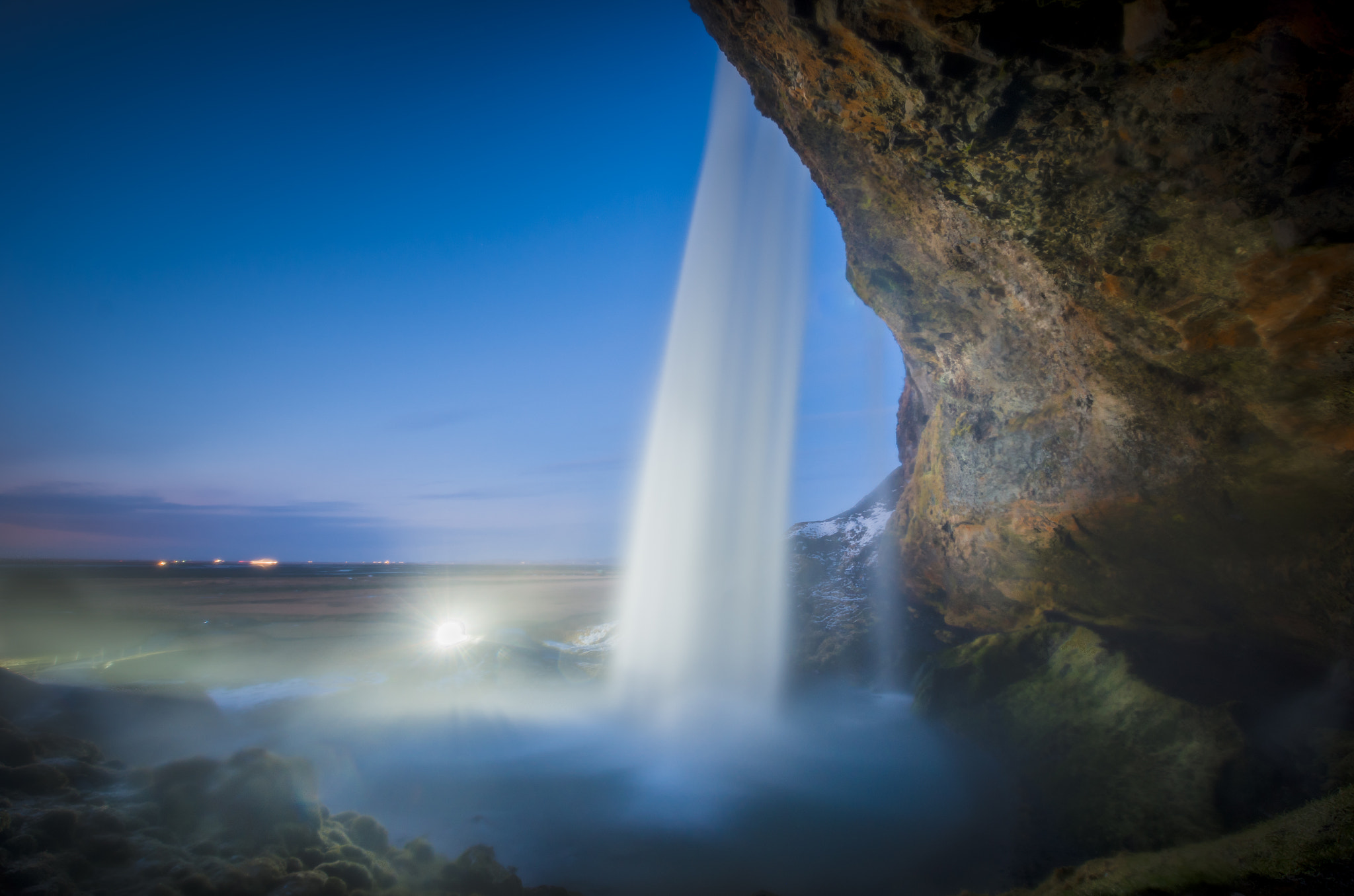 Sigma 10-20mm F3.5 EX DC HSM sample photo. Behind seljalandsfoss, iceland photography