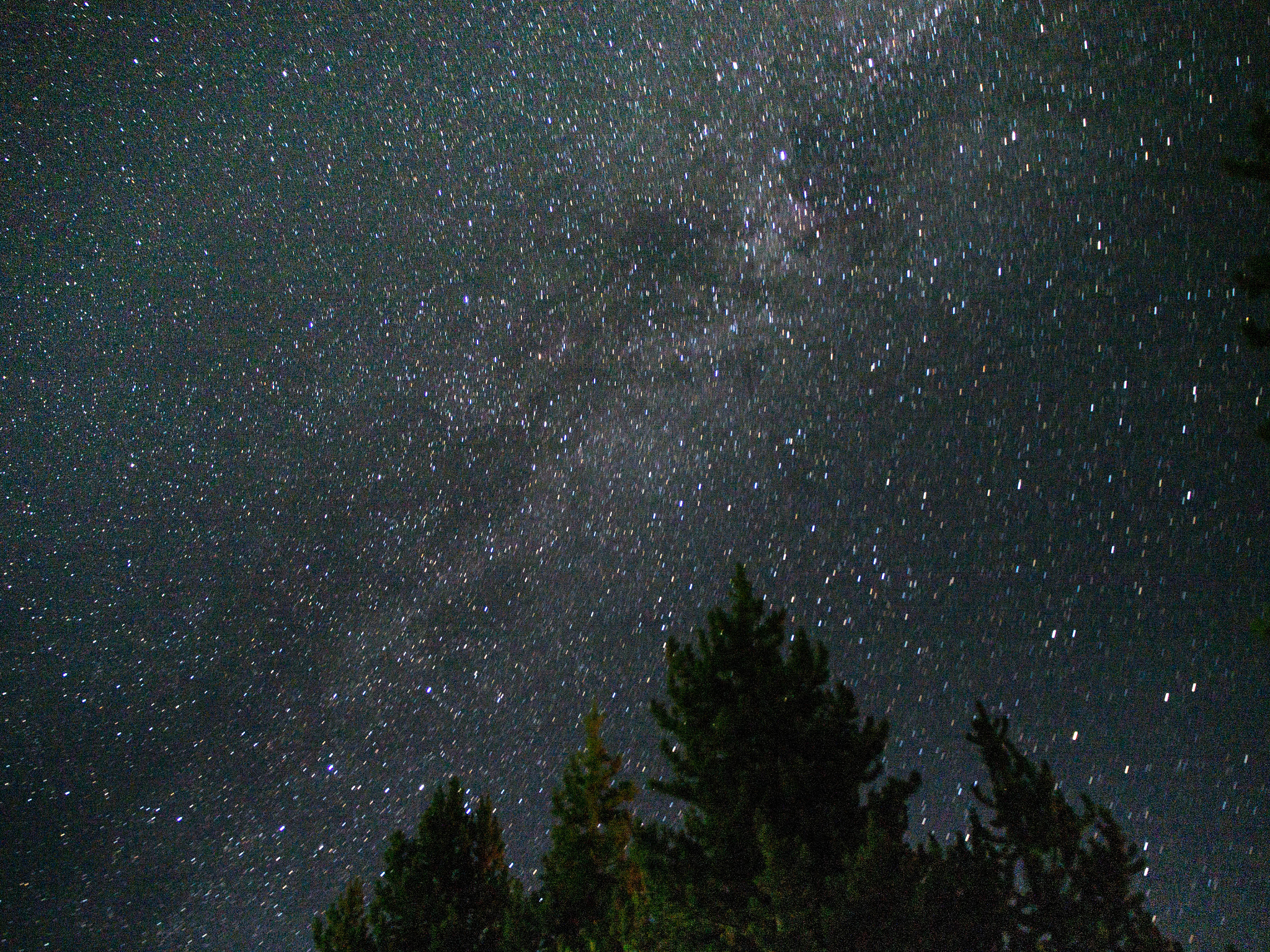 Olympus OM-D E-M5 sample photo. The stars over yellowstone photography