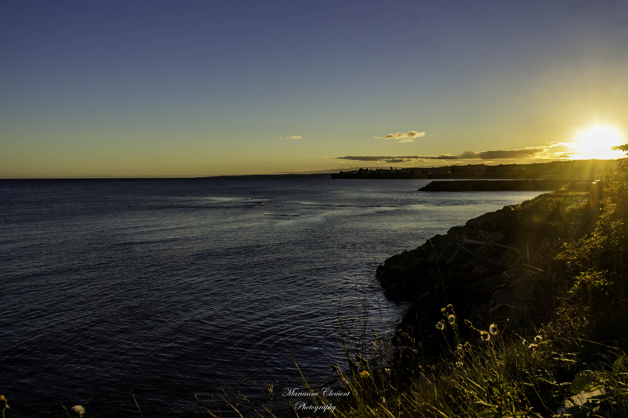 Canon EOS 1200D (EOS Rebel T5 / EOS Kiss X70 / EOS Hi) sample photo. Paspebiac sunset photography