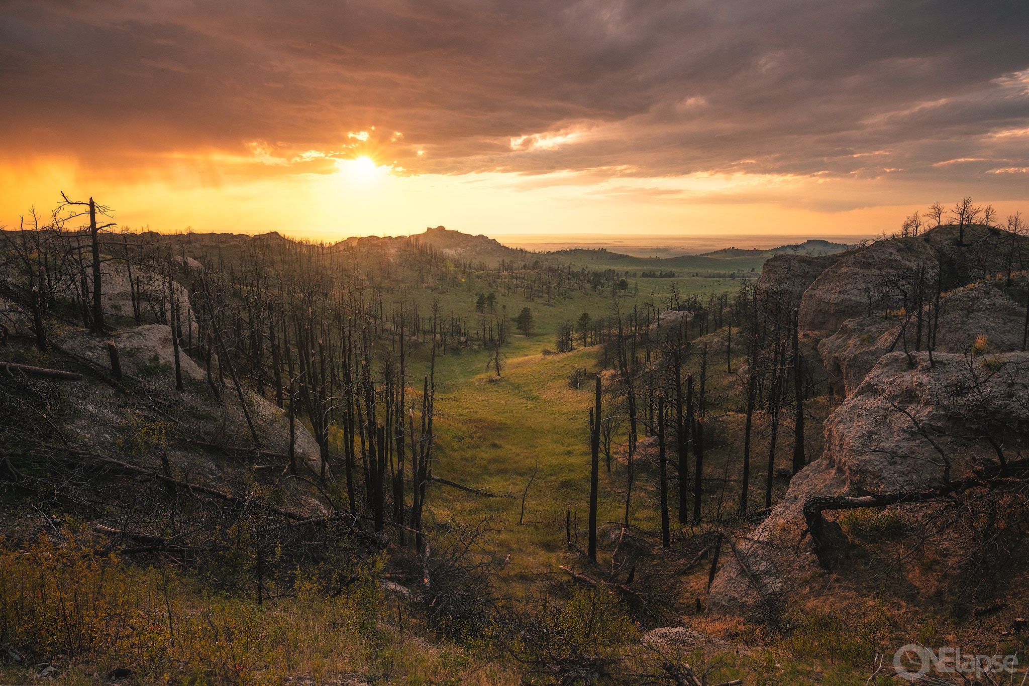 Sony a7R II + Canon EF 300mm f/2.8L sample photo. Chadron sunset photography