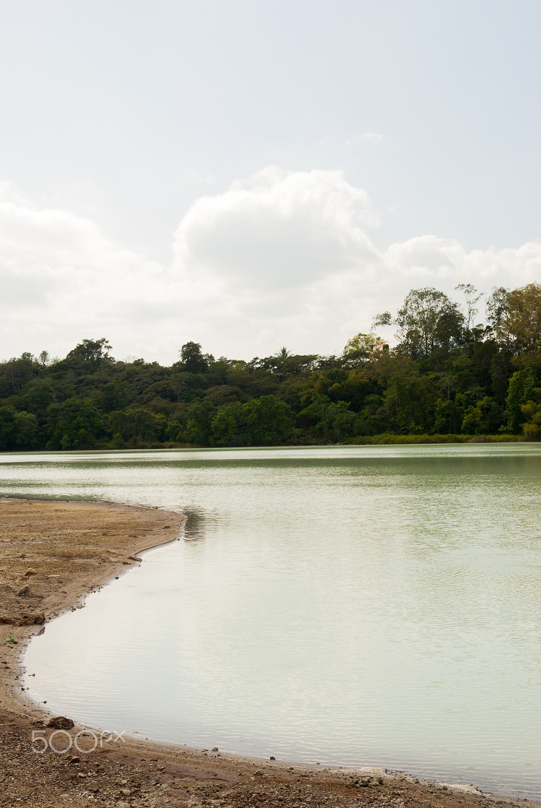 Nikon D200 sample photo. Tecuamburro volcano - volcanic crater lagoon photography