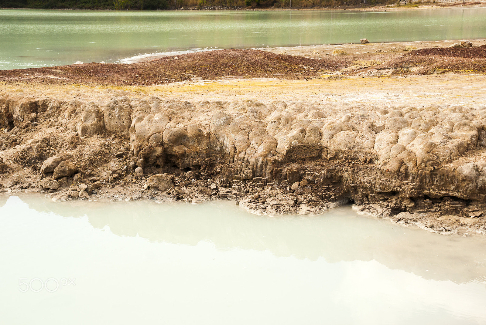 Nikon D200 sample photo. Tecuamburro volcano - volcanic crater lagoon photography