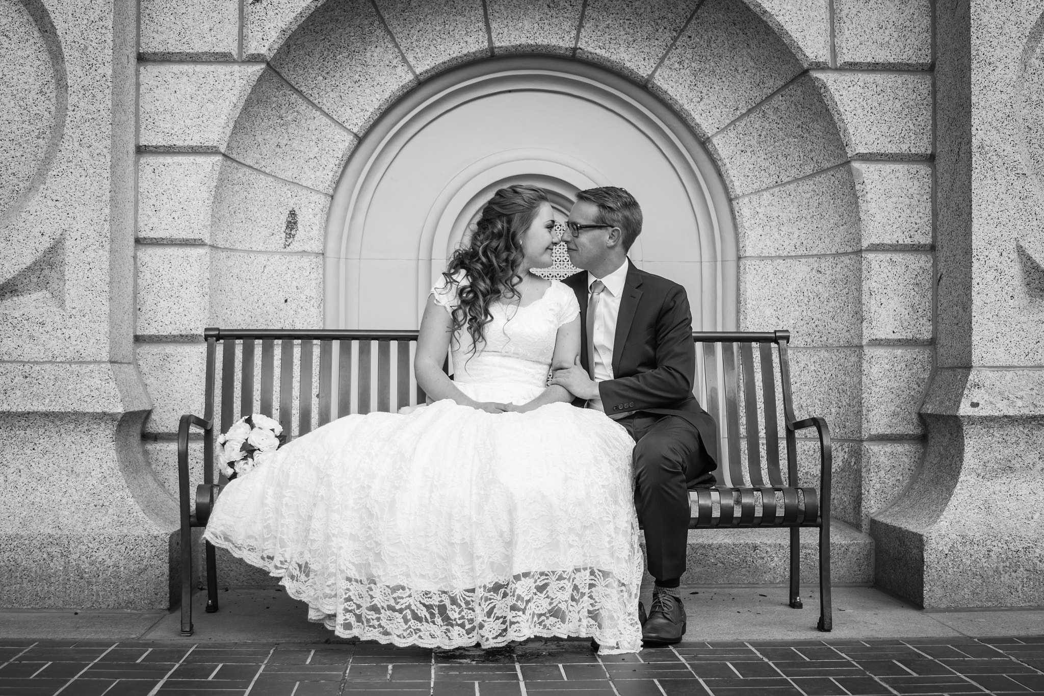 Canon EF 28-135mm F3.5-5.6 IS USM sample photo. Wedding at the salt lake city lds temple photography