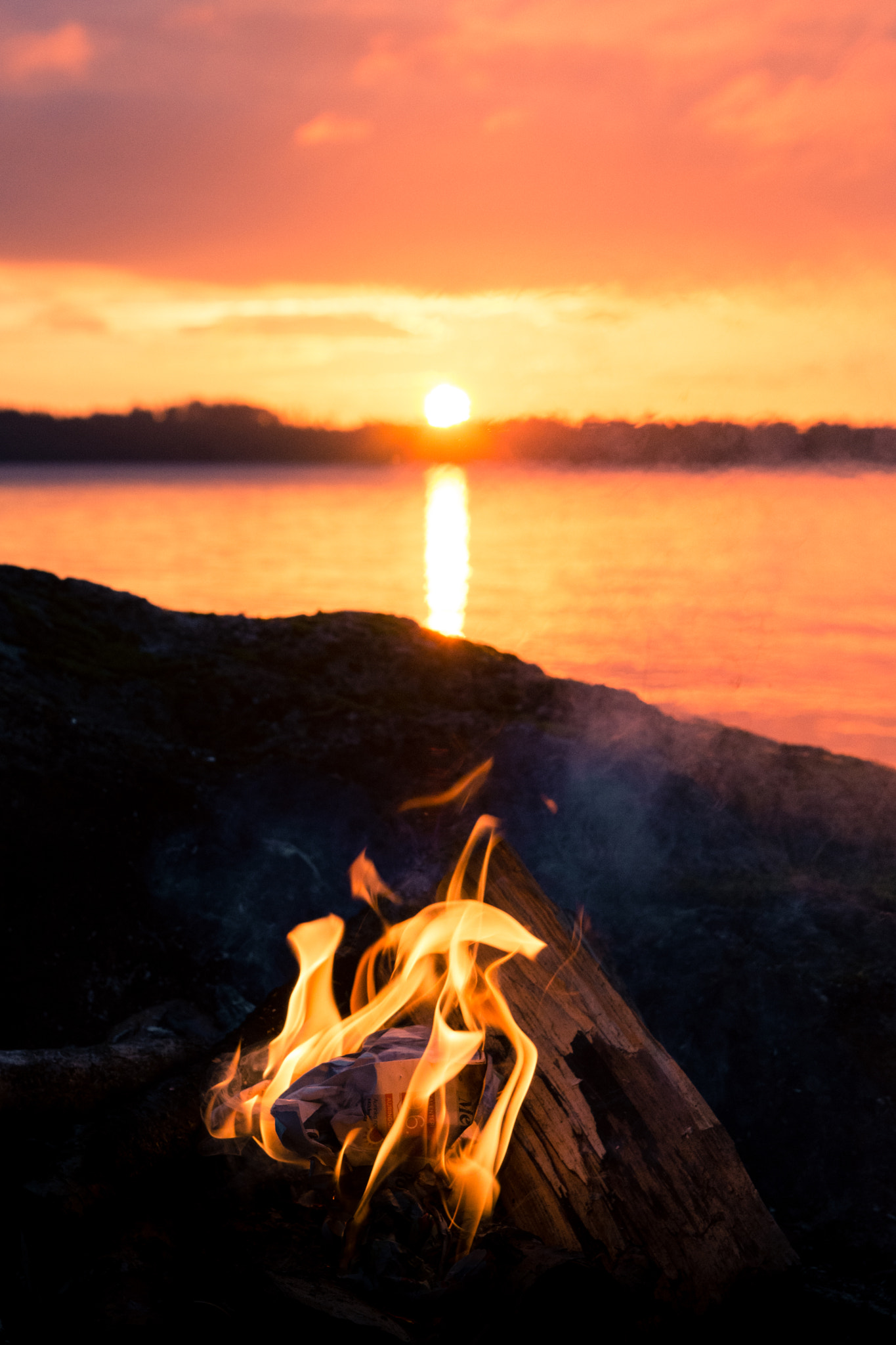 Sigma 24-70mm F2.8 EX DG HSM sample photo. Campfire photography