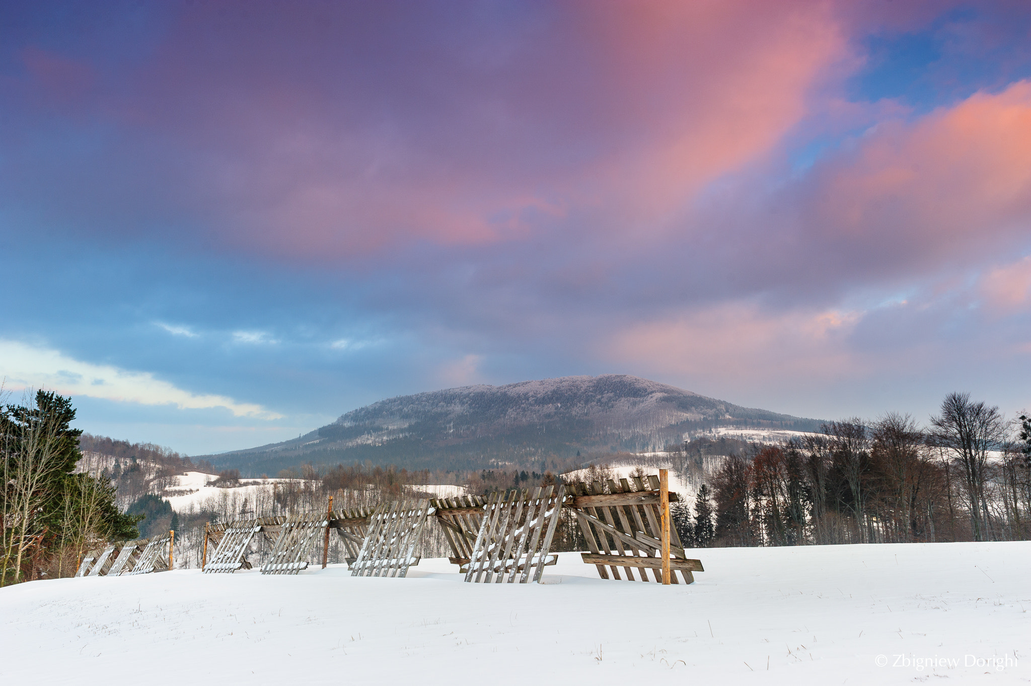 Nikon D700 + Sigma 24mm F1.8 EX DG Aspherical Macro sample photo. Winter in cisownica photography