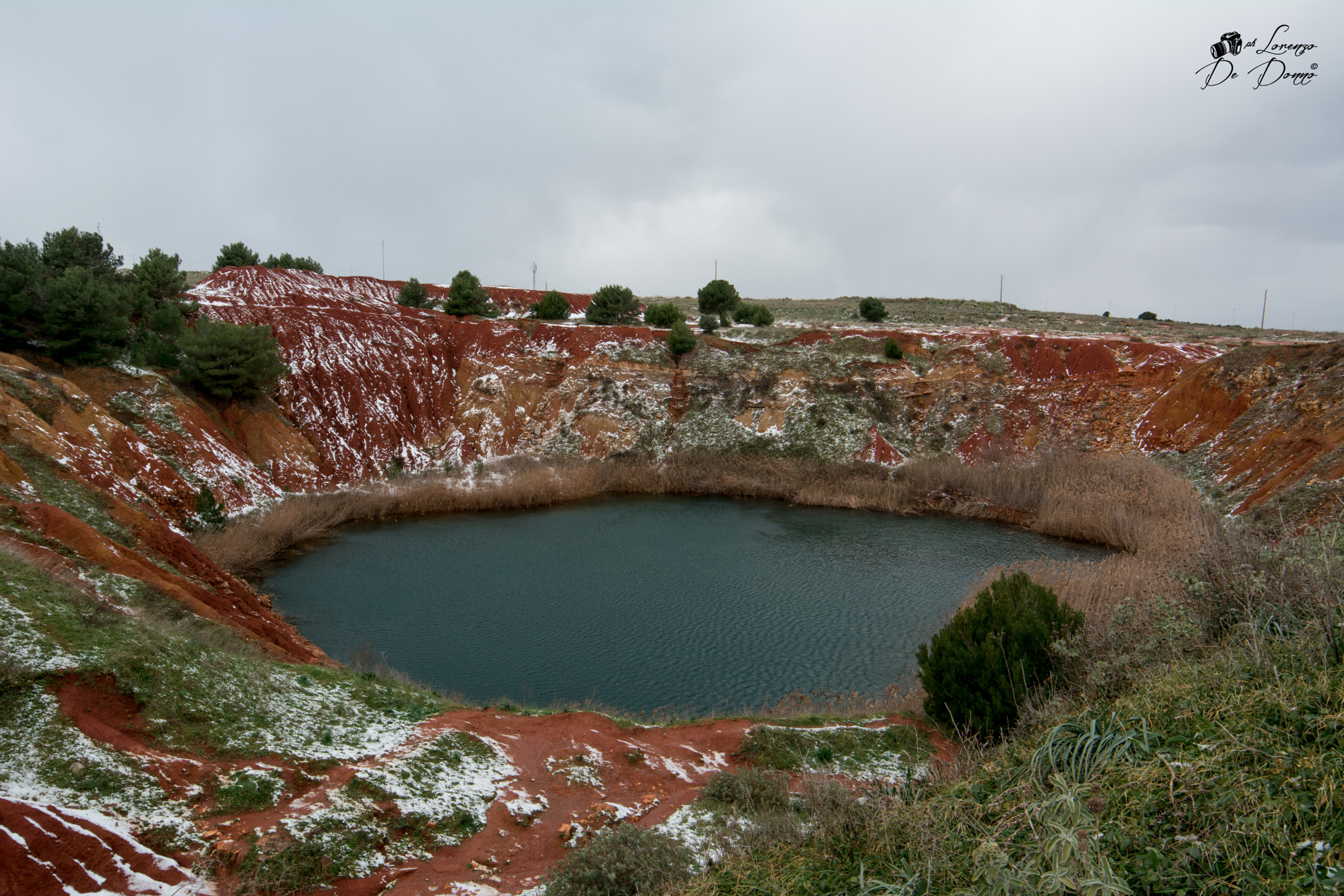 Samyang 14mm F2.8 ED AS IF UMC sample photo. Lake in white photography