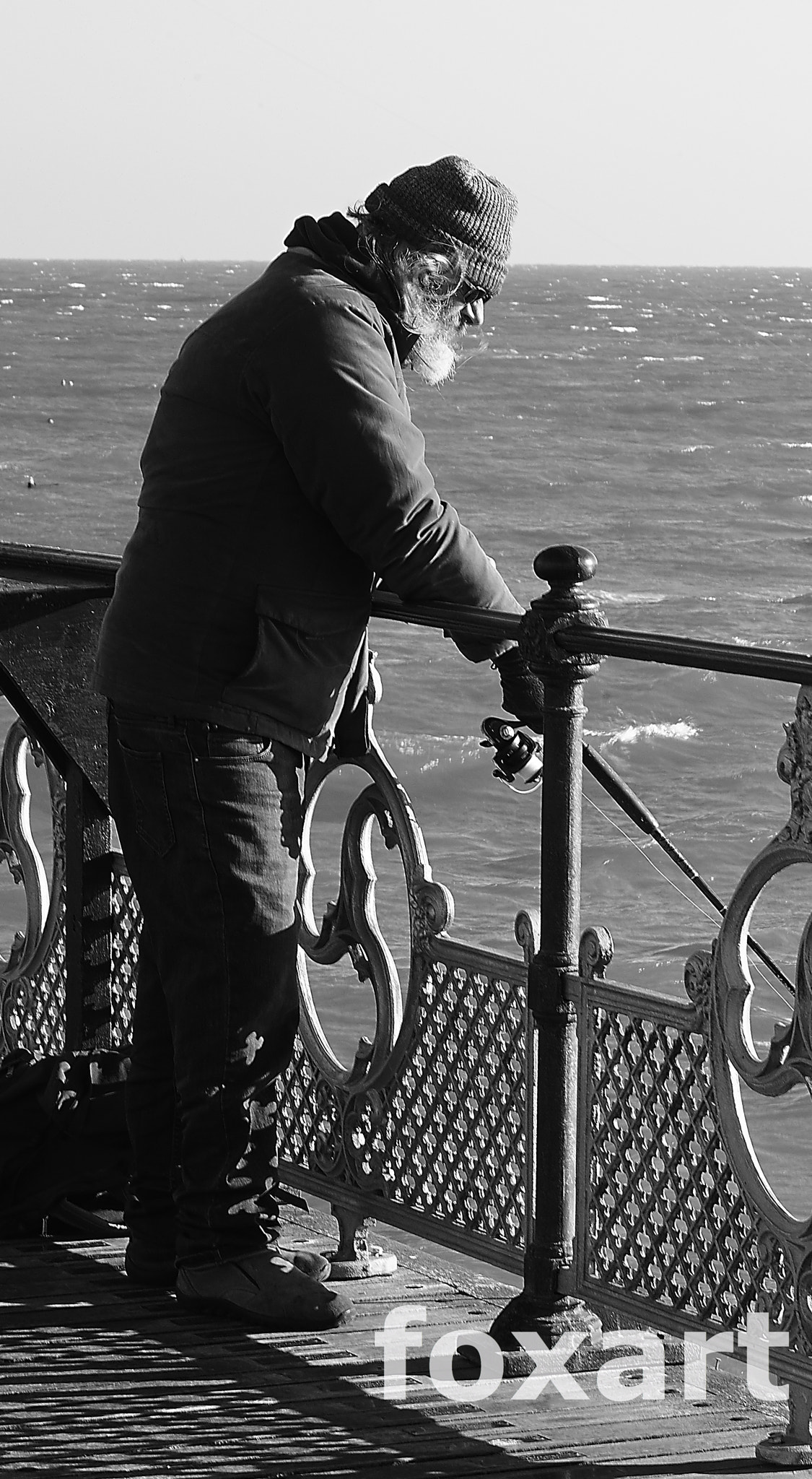 Schneider LS 80mm f/2.8 sample photo. Fisherman photography