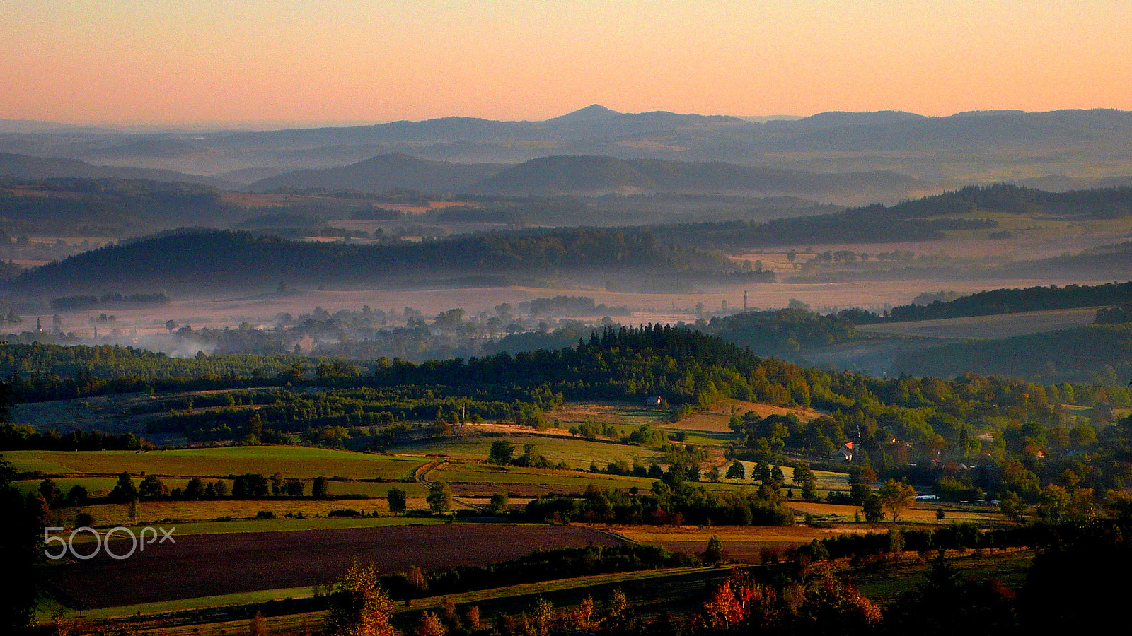 Panasonic DMC-LX2 sample photo. View of the kaczawy mountains from kozia szyja photography