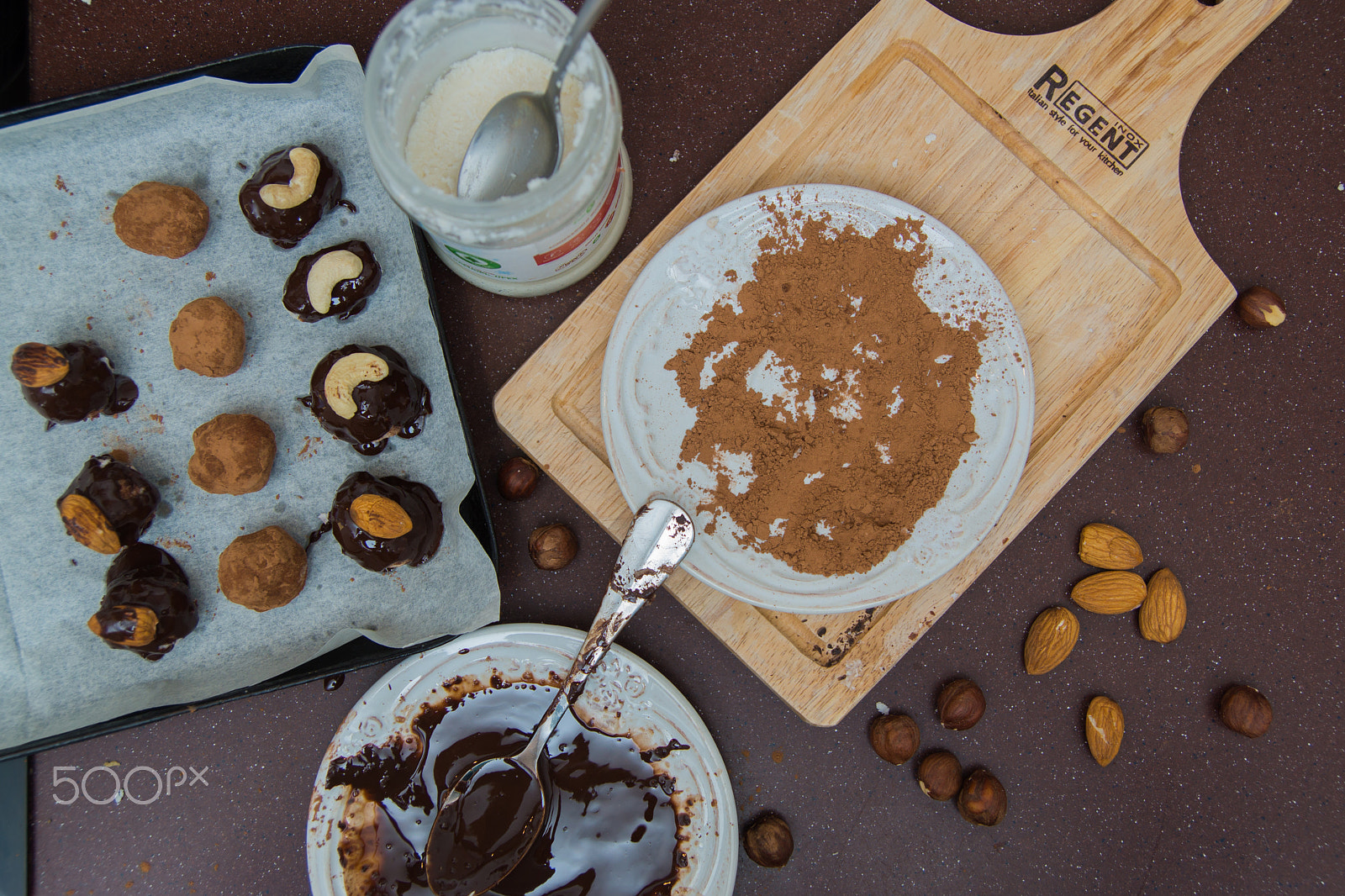 Sony SLT-A77 sample photo. Cooking chocolate sweets at home photography