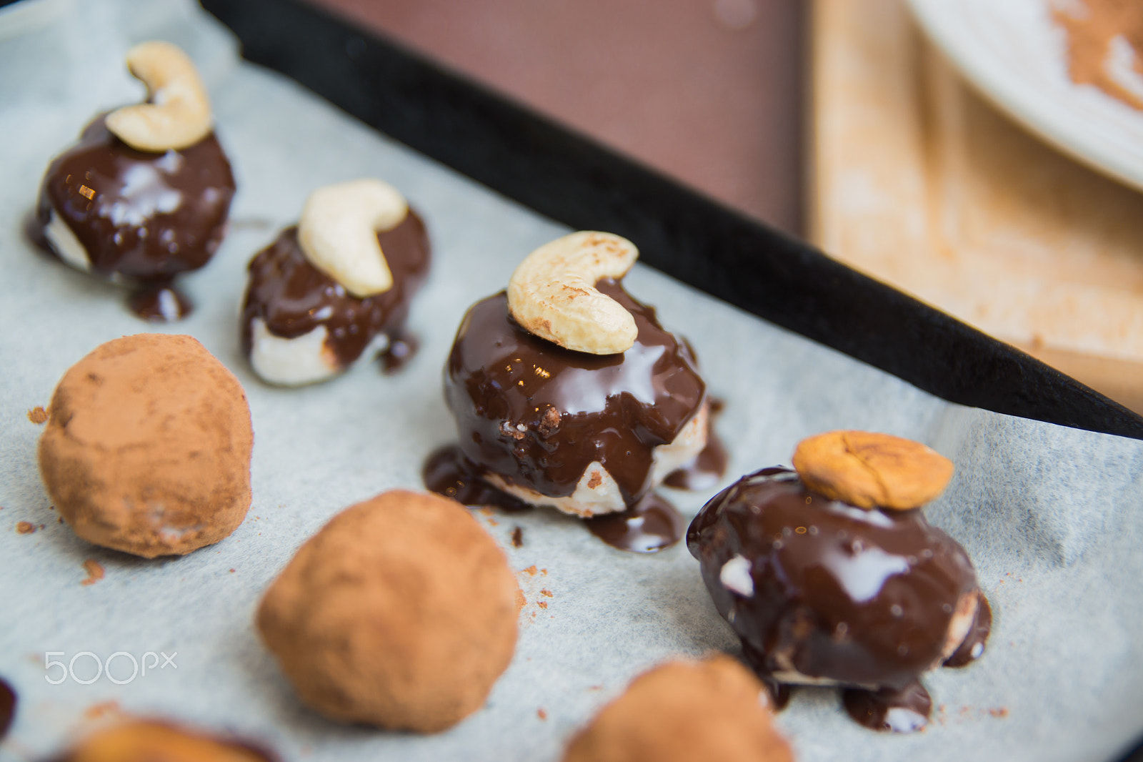 Sony SLT-A77 sample photo. Cooking chocolate sweets at home photography