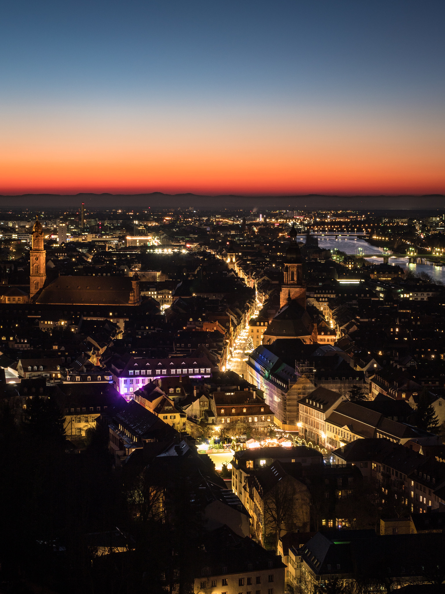 Panasonic Lumix DMC-GX8 sample photo. Heidelberg bei nacht photography