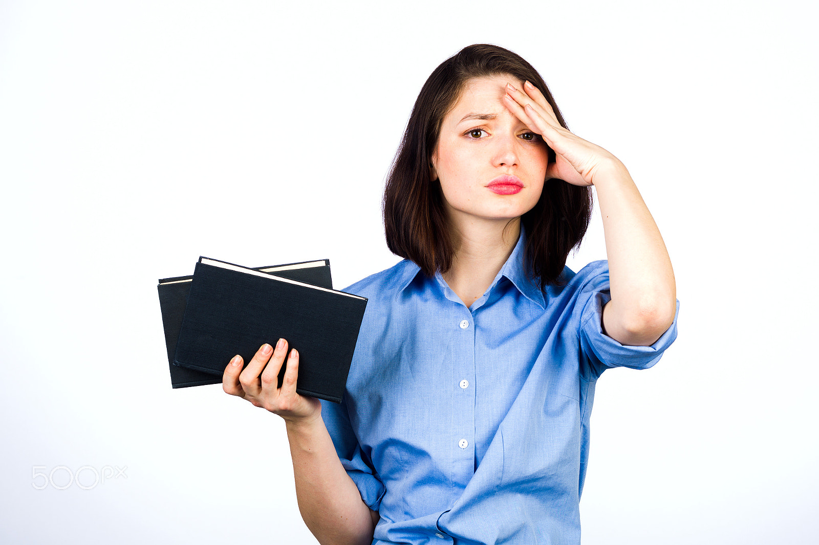 Canon EOS-1D Mark IV sample photo. Young girl with books photography