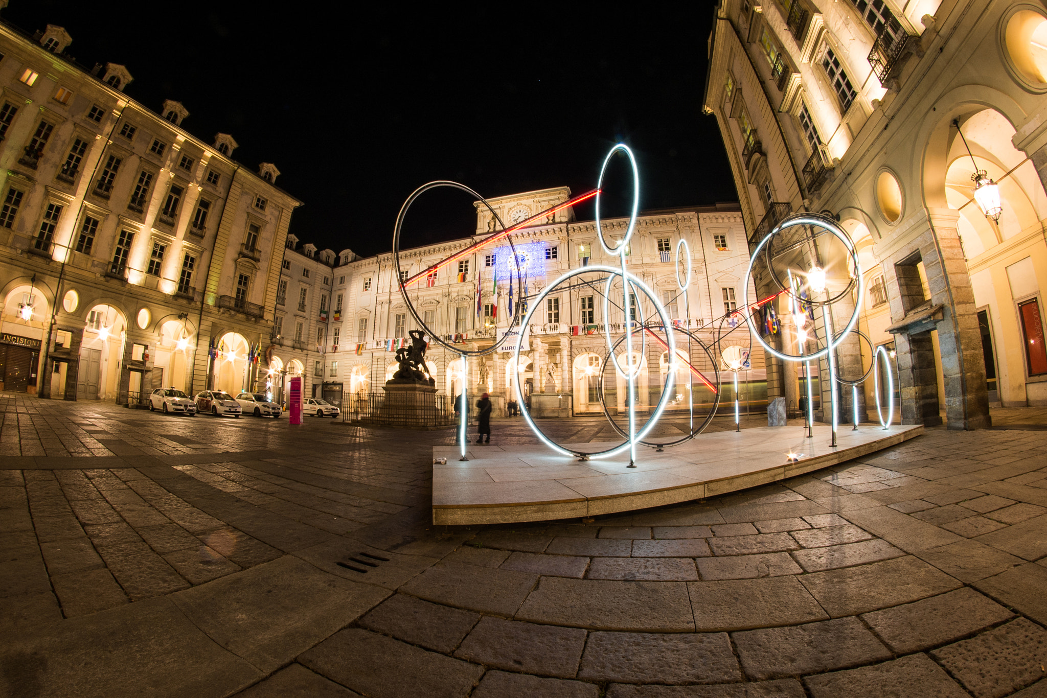 Nikon D610 + Samyang 8mm F3.5 Aspherical IF MC Fisheye sample photo. Palazzo di città photography