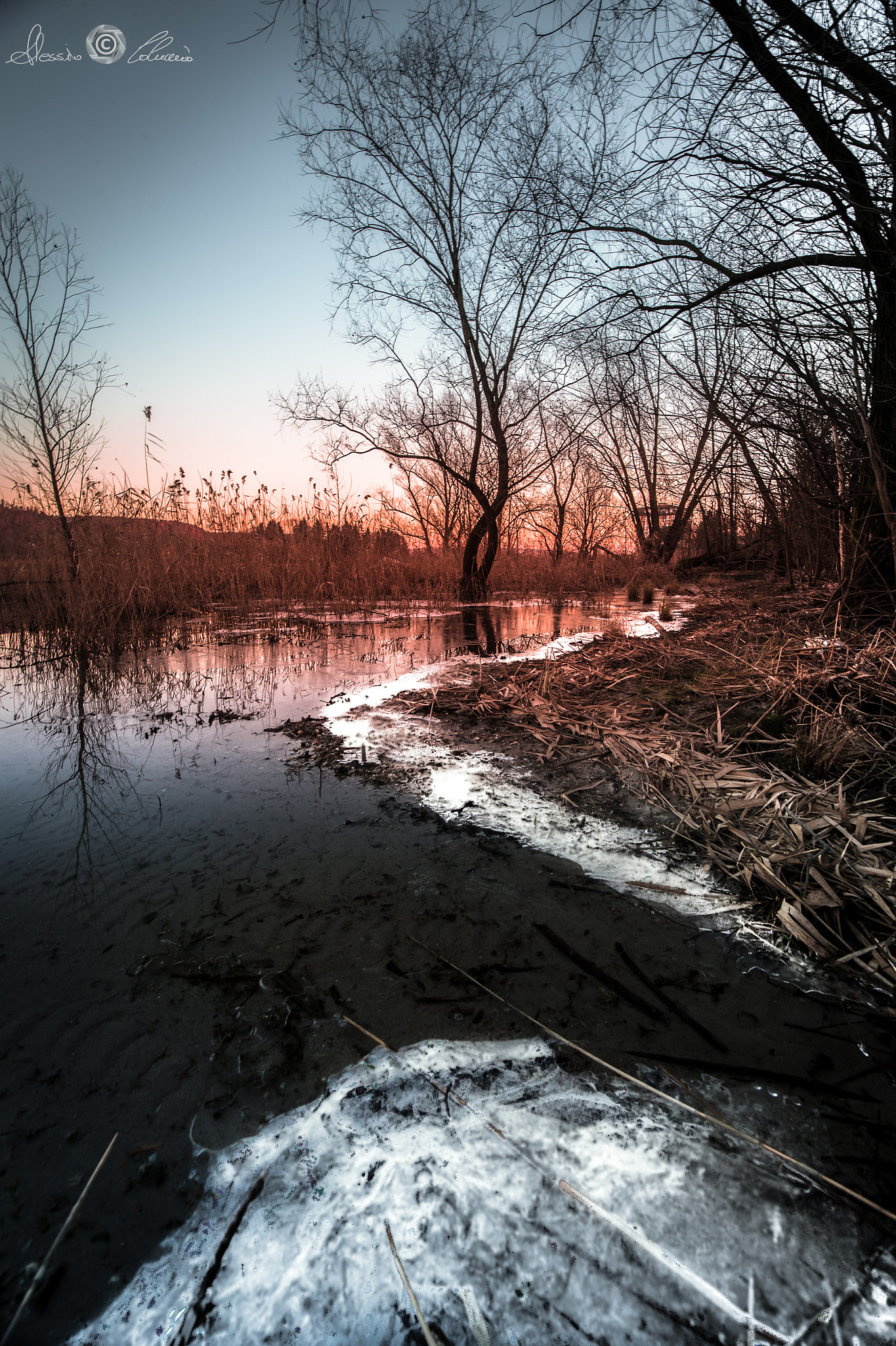 Canon EOS-1D X sample photo. Cold sunset photography